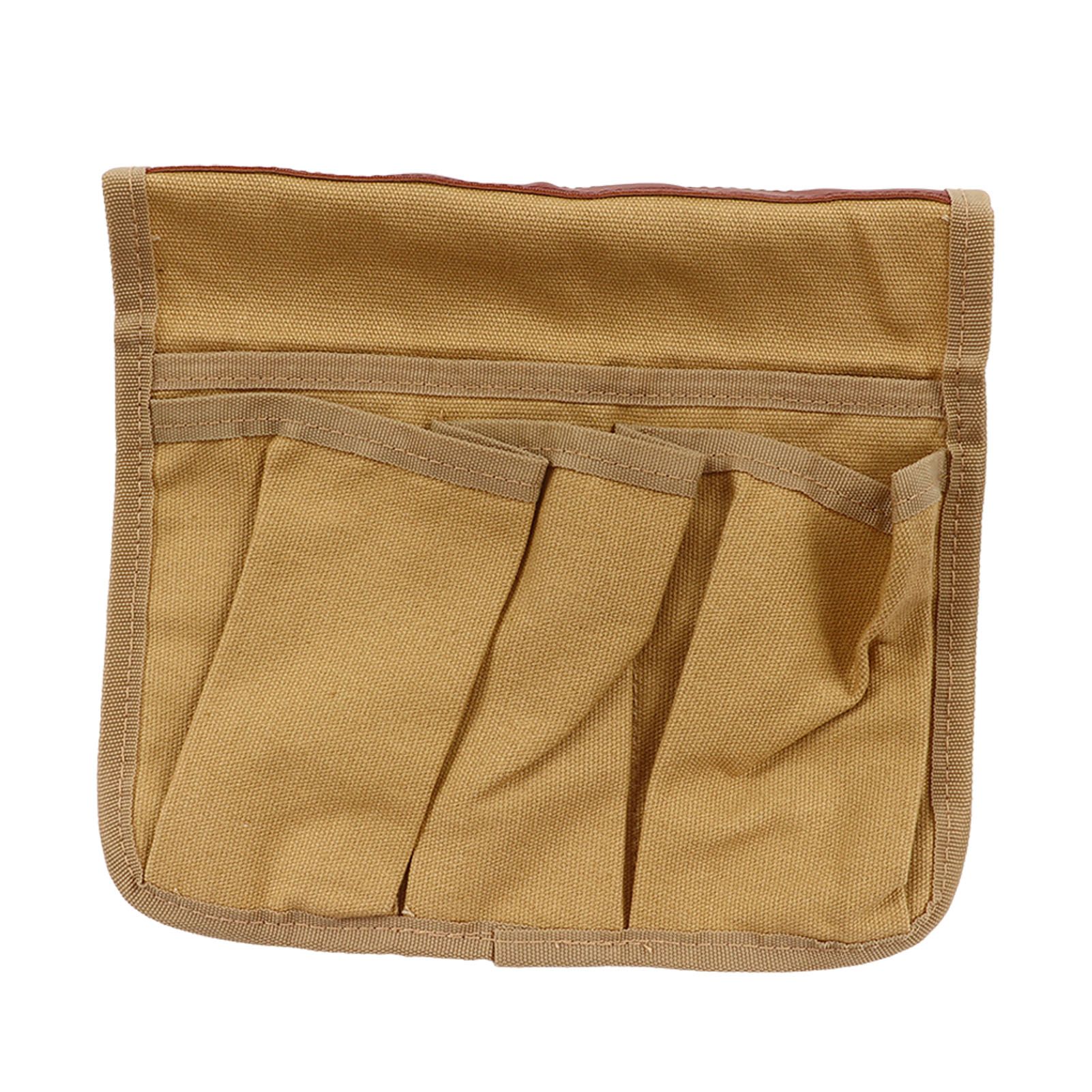 Chair Side Organizer Multifunctional Storage Bag Chair Side Bag for Camping Beach Khaki - Image 7