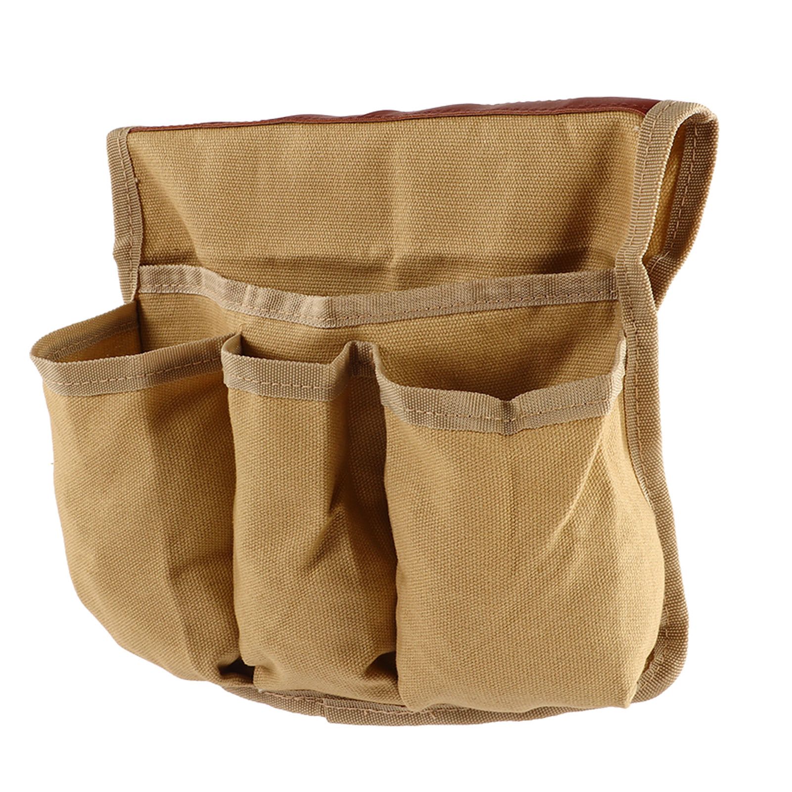 Chair Side Organizer Multifunctional Storage Bag Chair Side Bag for Camping Beach Khaki - Image 8