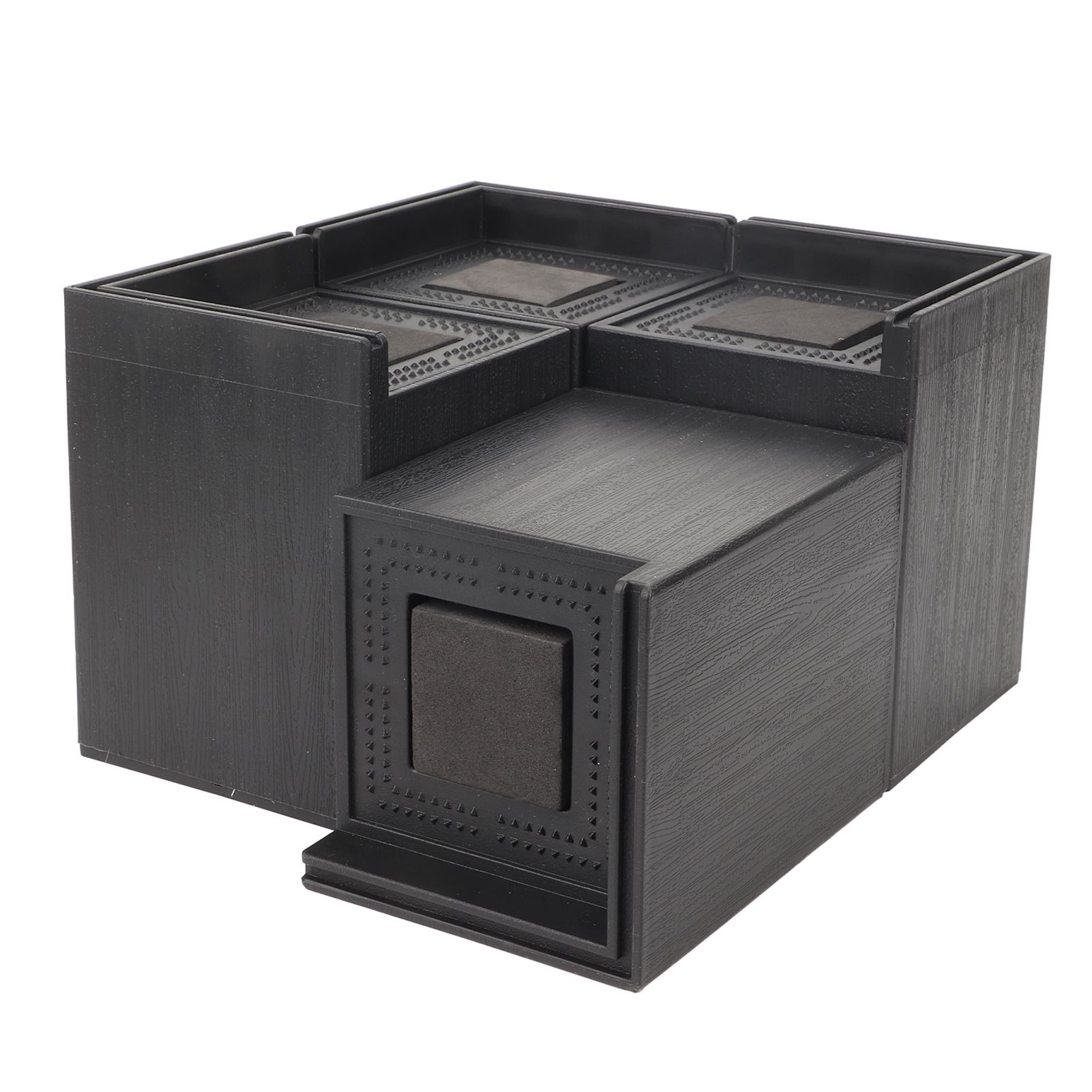 4PCS Sofa Risers Square 4in Porose Bed Lifts Furniture Risers for Fixing Small Pointy Feet Black - Image 3