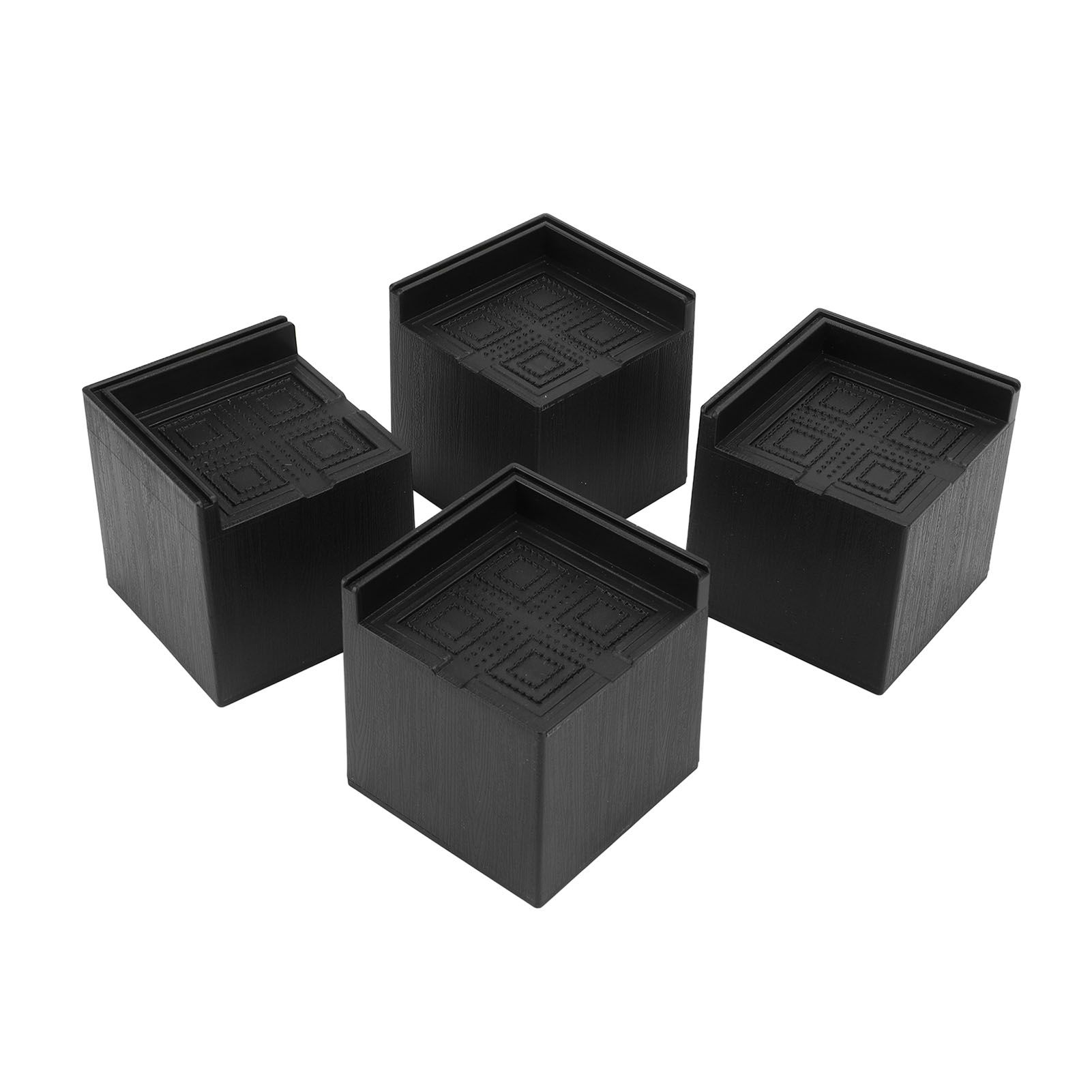 4Pcs Furniture Risers Plastic EVA Square 3in Support Up to 2200LBS for Washing Machine Bed Couch Table Sofa - Image 5