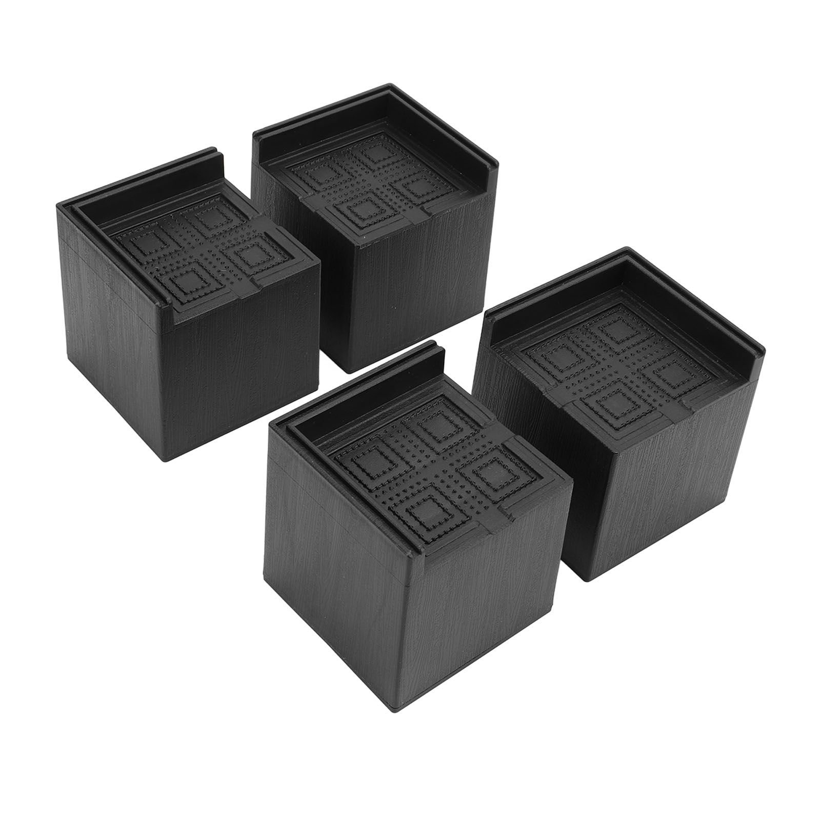 4Pcs Furniture Risers Plastic EVA Square 3in Support Up to 2200LBS for Washing Machine Bed Couch Table Sofa - Image 7