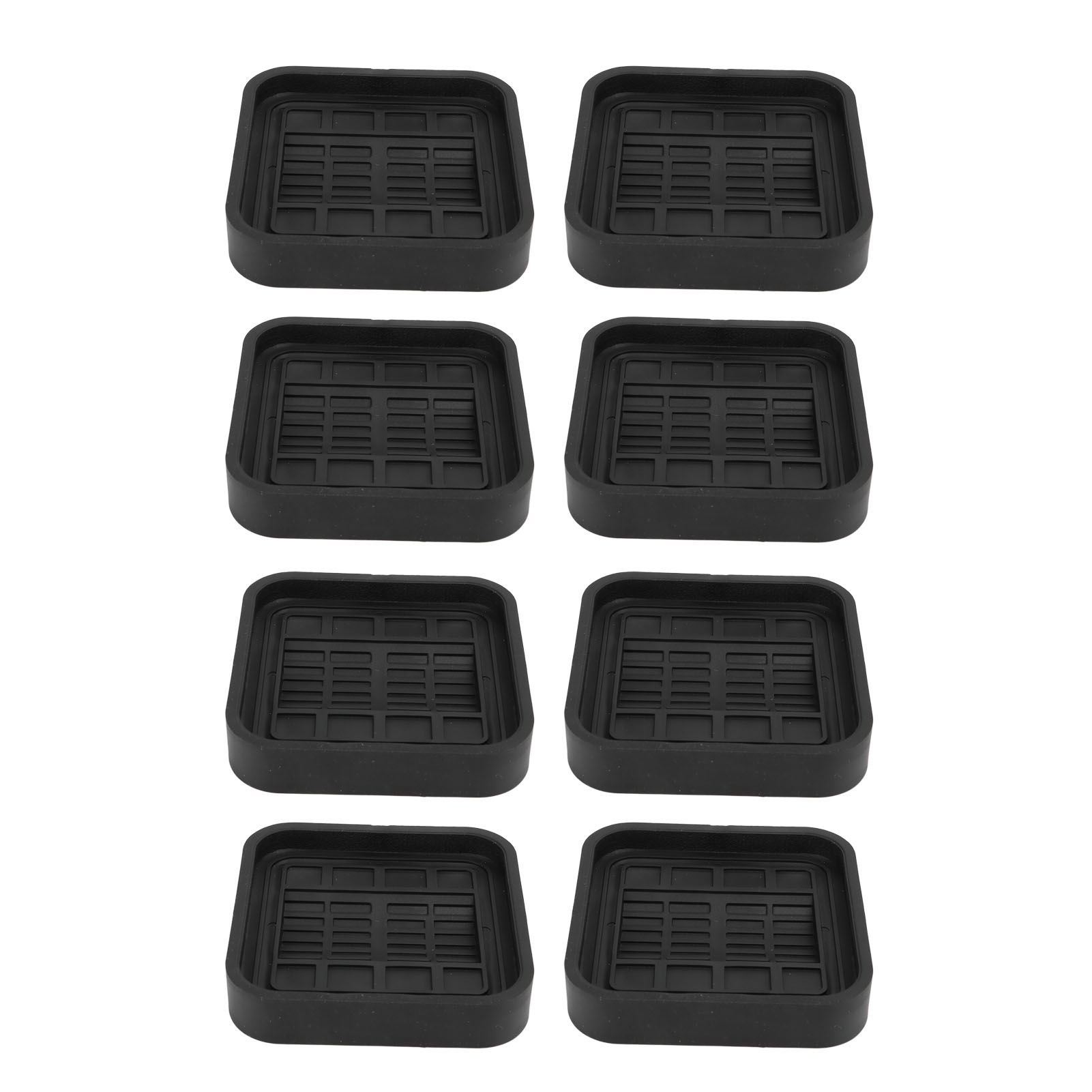 8pcs Wheel Stoppers Rubber Universal Scratch Proof Bed Sofa Caster Cups for Furniture - Image 1