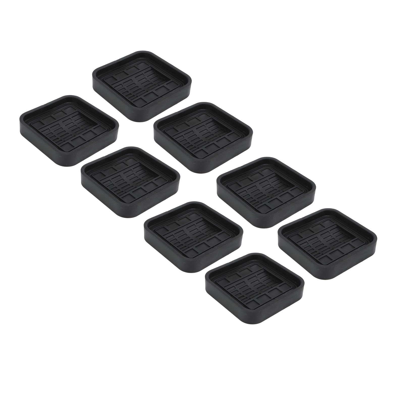 8pcs Wheel Stoppers Rubber Universal Scratch Proof Bed Sofa Caster Cups for Furniture - Image 2