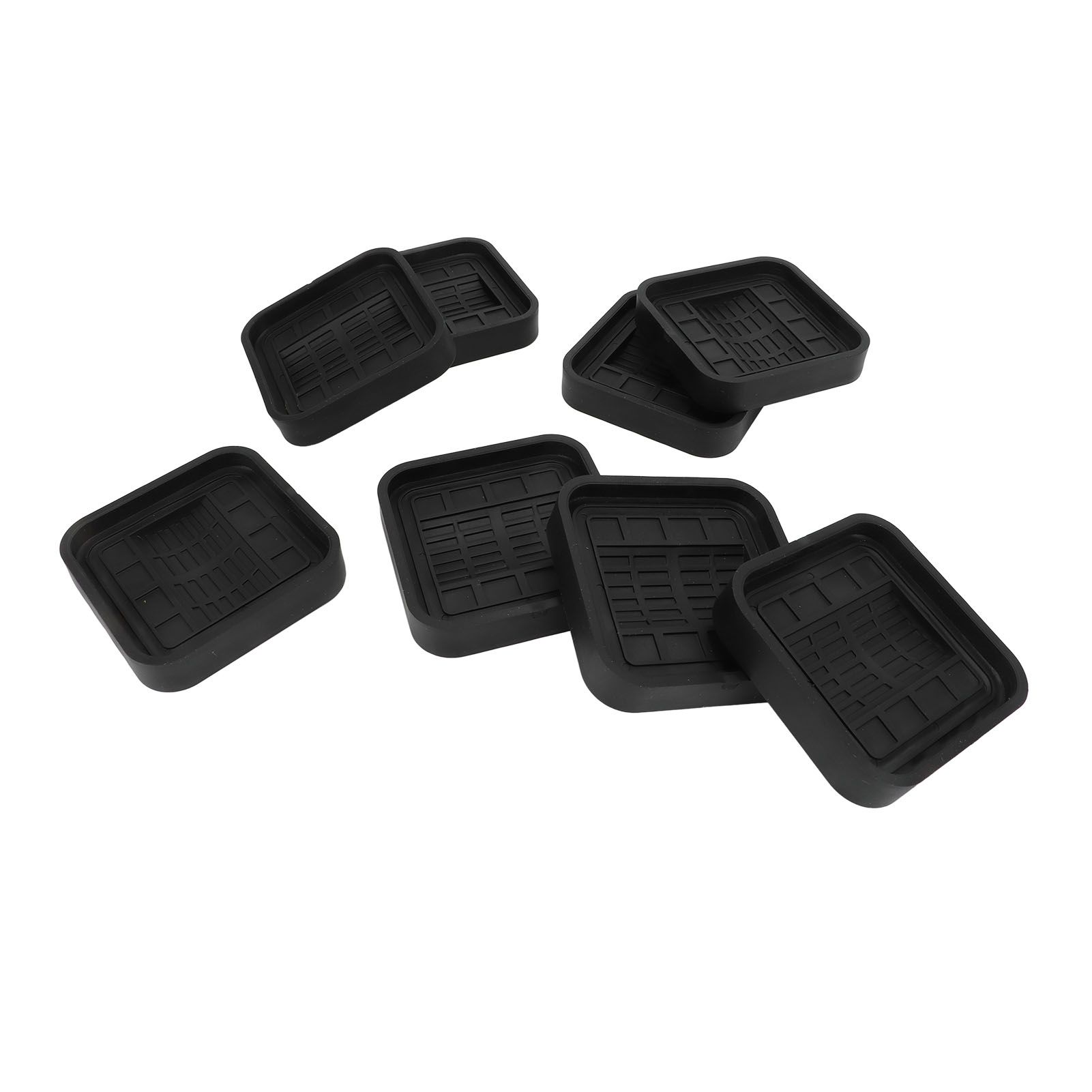 8pcs Wheel Stoppers Rubber Universal Scratch Proof Bed Sofa Caster Cups for Furniture - Image 3
