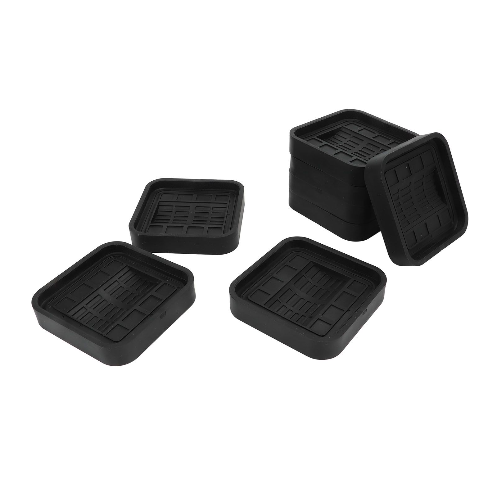8pcs Wheel Stoppers Rubber Universal Scratch Proof Bed Sofa Caster Cups for Furniture - Image 5