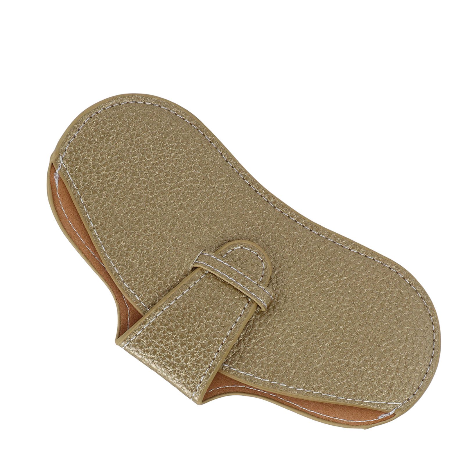 Leather Sunglasses Case Portable PU Leather Eyeglass Case Leather Wear Resistant Simple Eyeglass Case for Sunglasses Yellow - Image 8