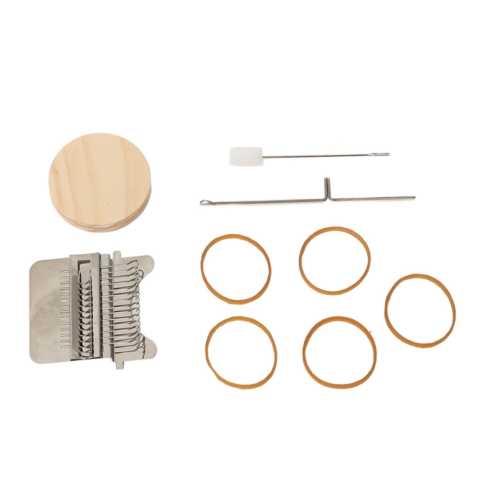 Small Weaving Loom Stainless Steel Pine Household Stitching Mending Tool for Clothes Socks - Image 4