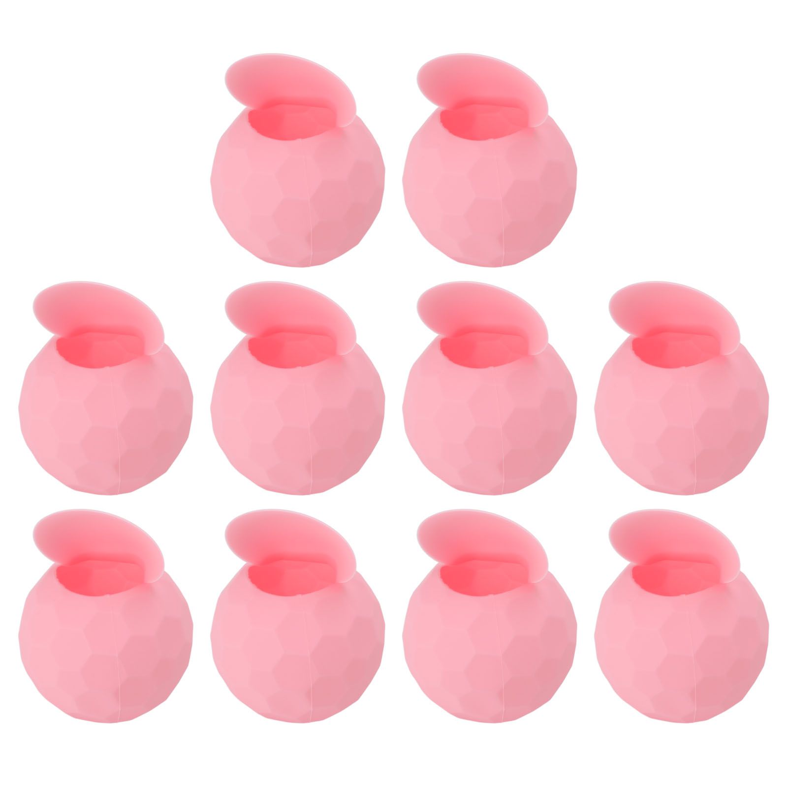 10 Pcs Reusable Water Balloons Silicone Water Balloons Self Sealing Quick Fill Summer Pool Beach Party Game Toy Pink - Image 1