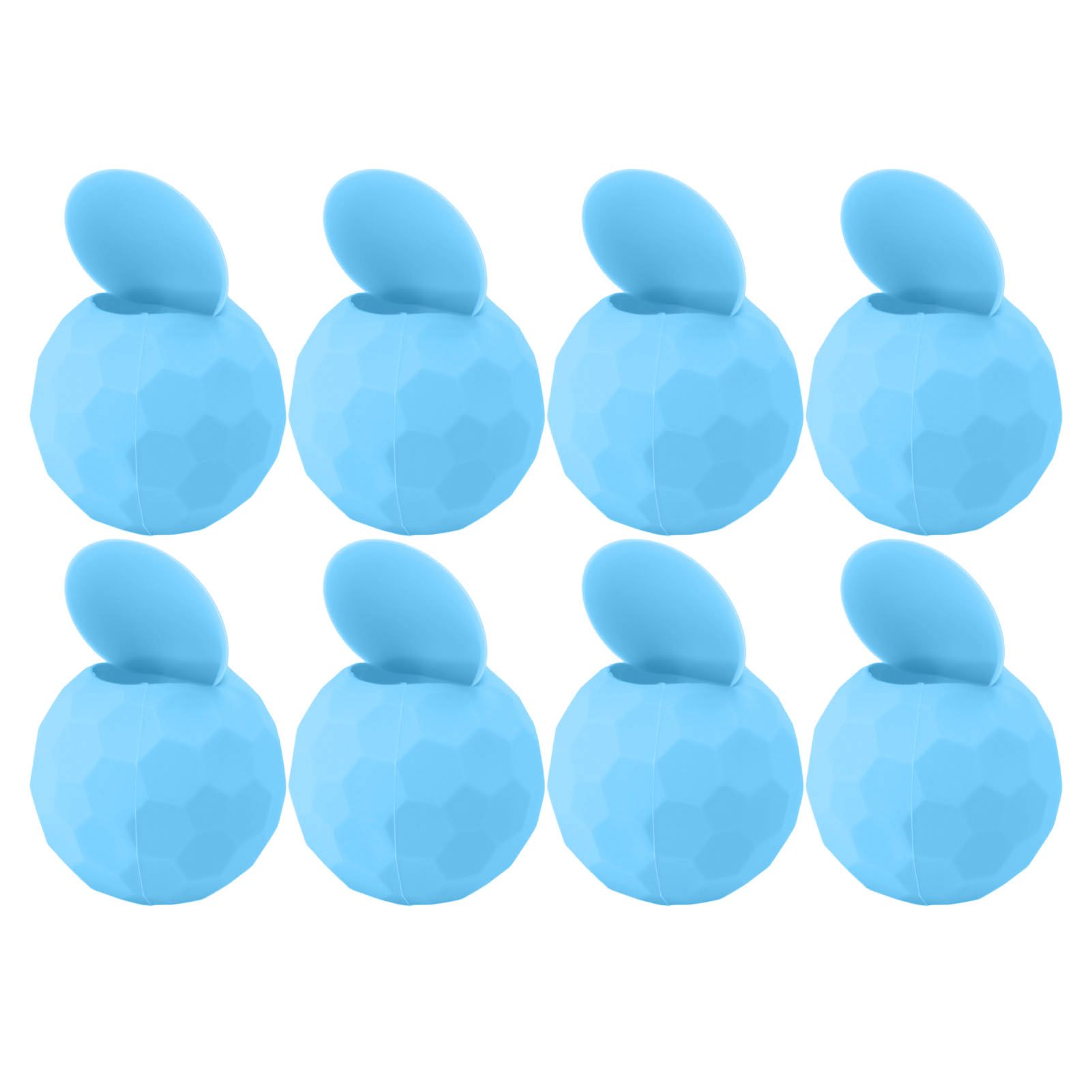 10 Pcs Reusable Water Balloons Silicone Water Balloons Self Sealing Quick Fill Summer Pool Beach Party Game Toy Light Blue - Image 4