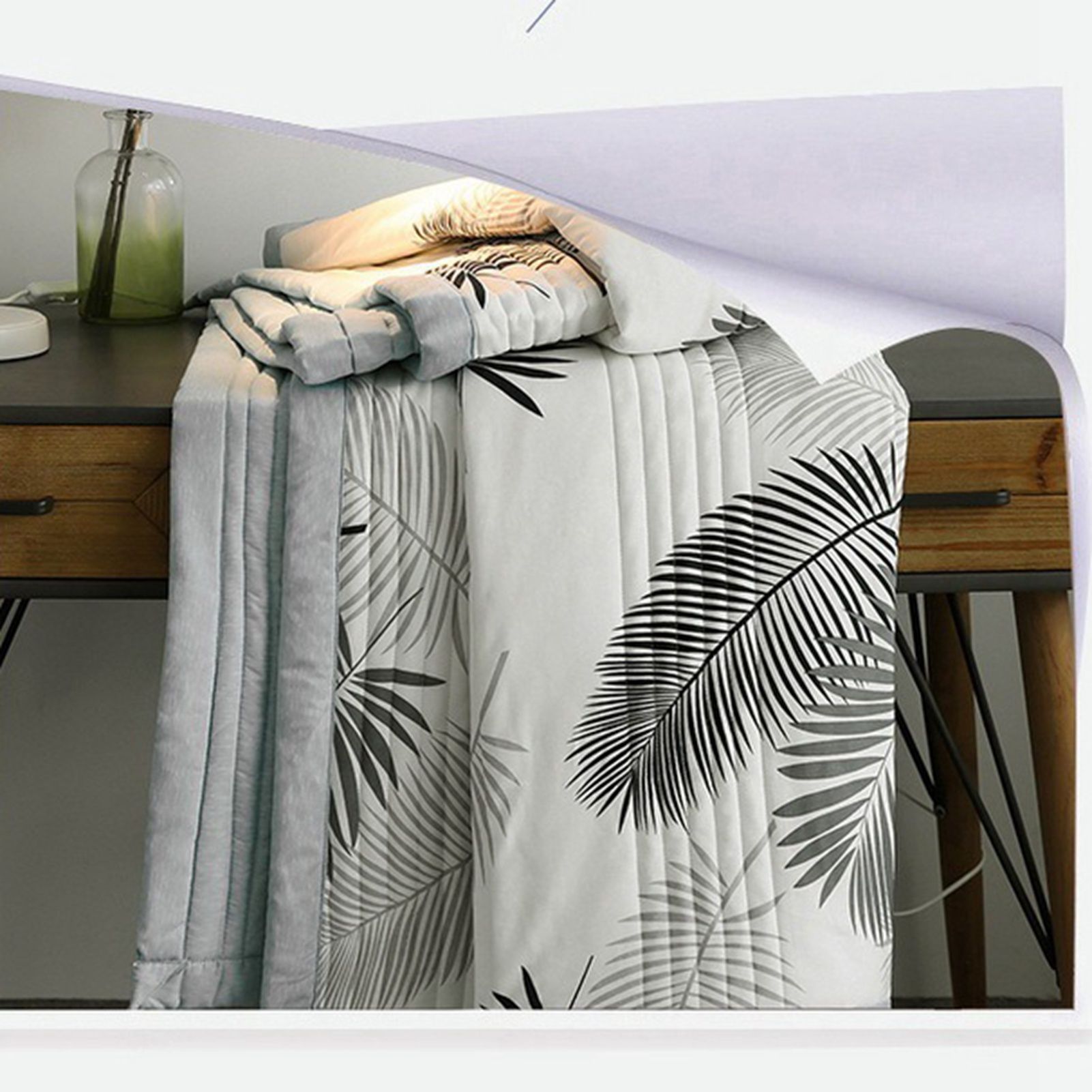 Air Conditioner Quilt Washable Cotton Lightweight Quilt Summer Comforter for Children Adult Type 1 150x200cm - Image 8