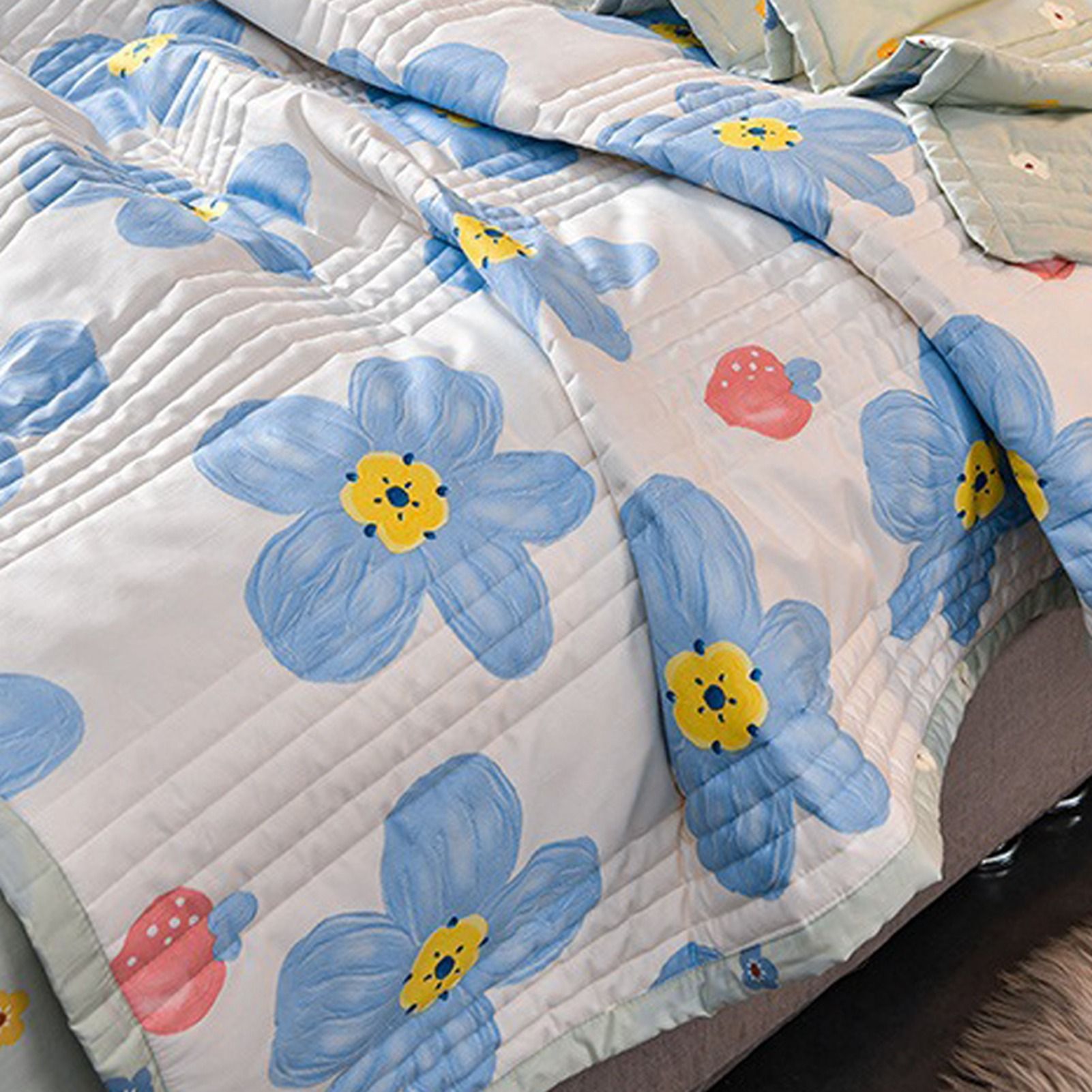 Air Conditioner Quilt Washable Cotton Lightweight Quilt Summer Comforter for Children Adult Type 4 150x200cm - Image 2