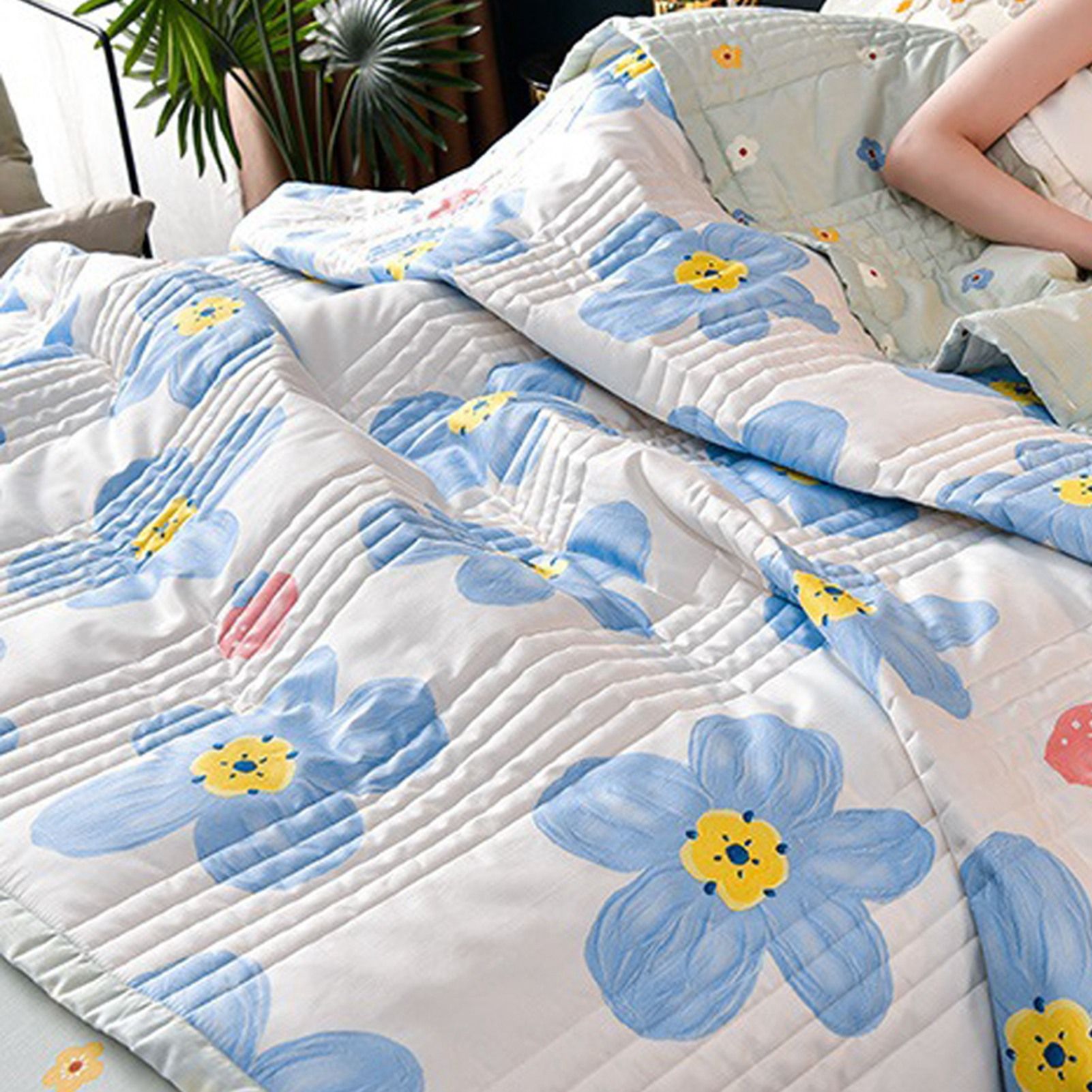 Air Conditioner Quilt Washable Cotton Lightweight Quilt Summer Comforter for Children Adult Type 4 200x230cm - Image 3