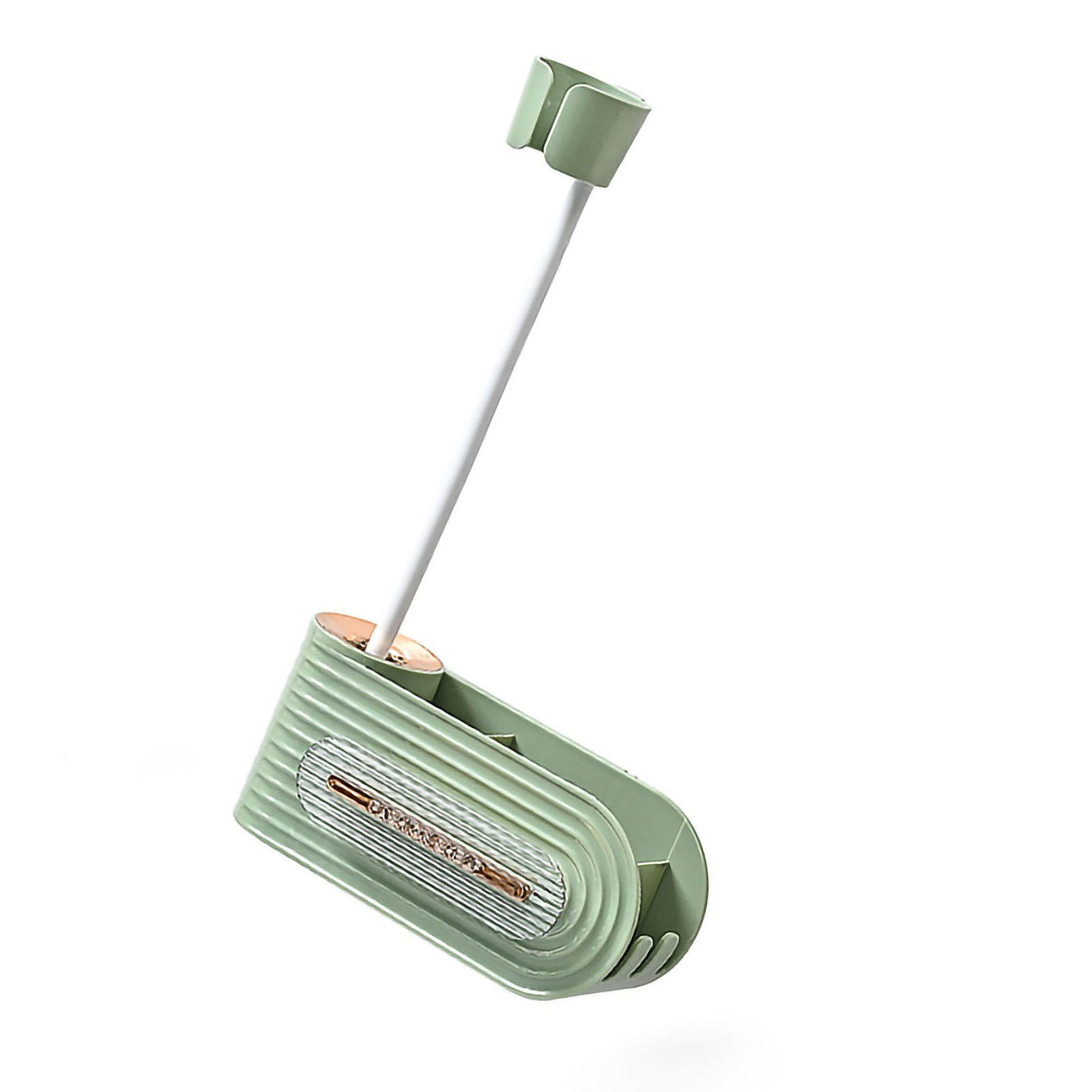 Hair Dryer Hanger Strong Bearing Waterproof and Moisture Proof Wallmounted Hairdryer Hangers for Bathroom Bedroom Light Green - Image 5