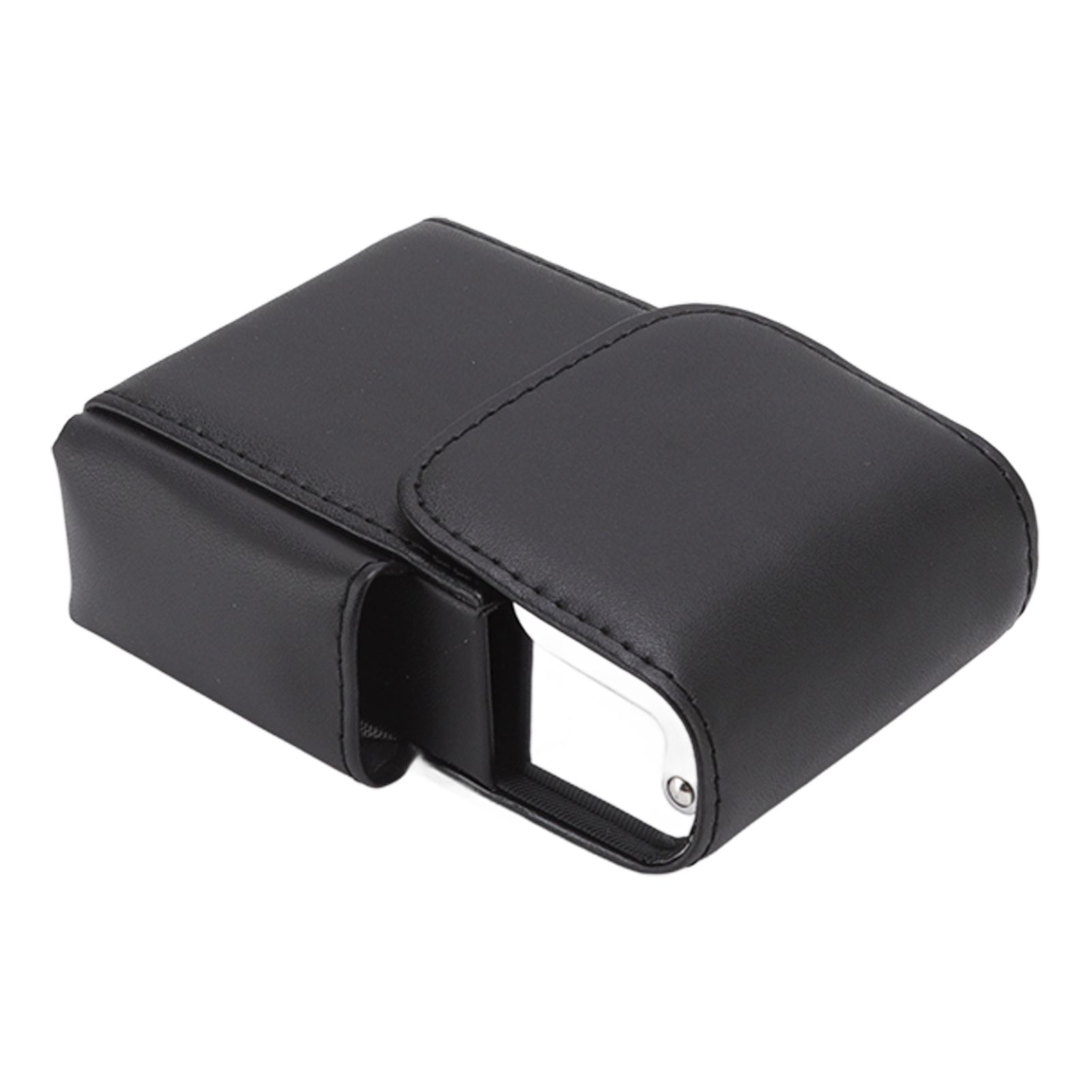 PU Cigarette Case with Lighter Holder 20 Packs Cigarette Box Wallet Design for Men Smoke Tools Black - Image 5