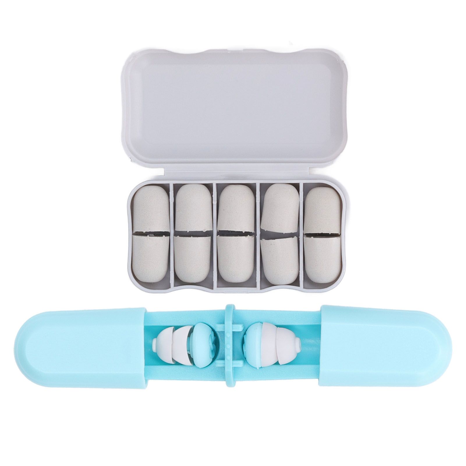 Super Sound Isolation Earplugs Noise Reduction Ear Plugs Noise Reducing Sleep Earplugs for Student Dormitory Study Blue - Image 2