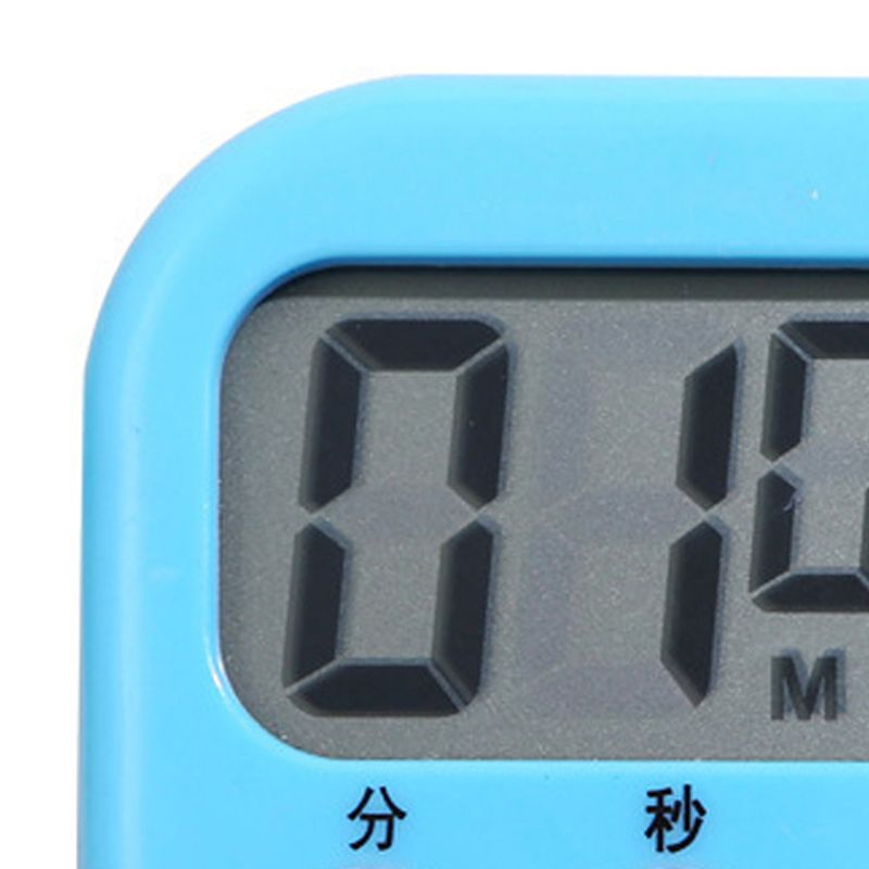 Digital Clock Timer Classroom Kitchen Magnetic Stopwatch for Kids Cooking Baking Boiling Egg Sports Blue - Image 2