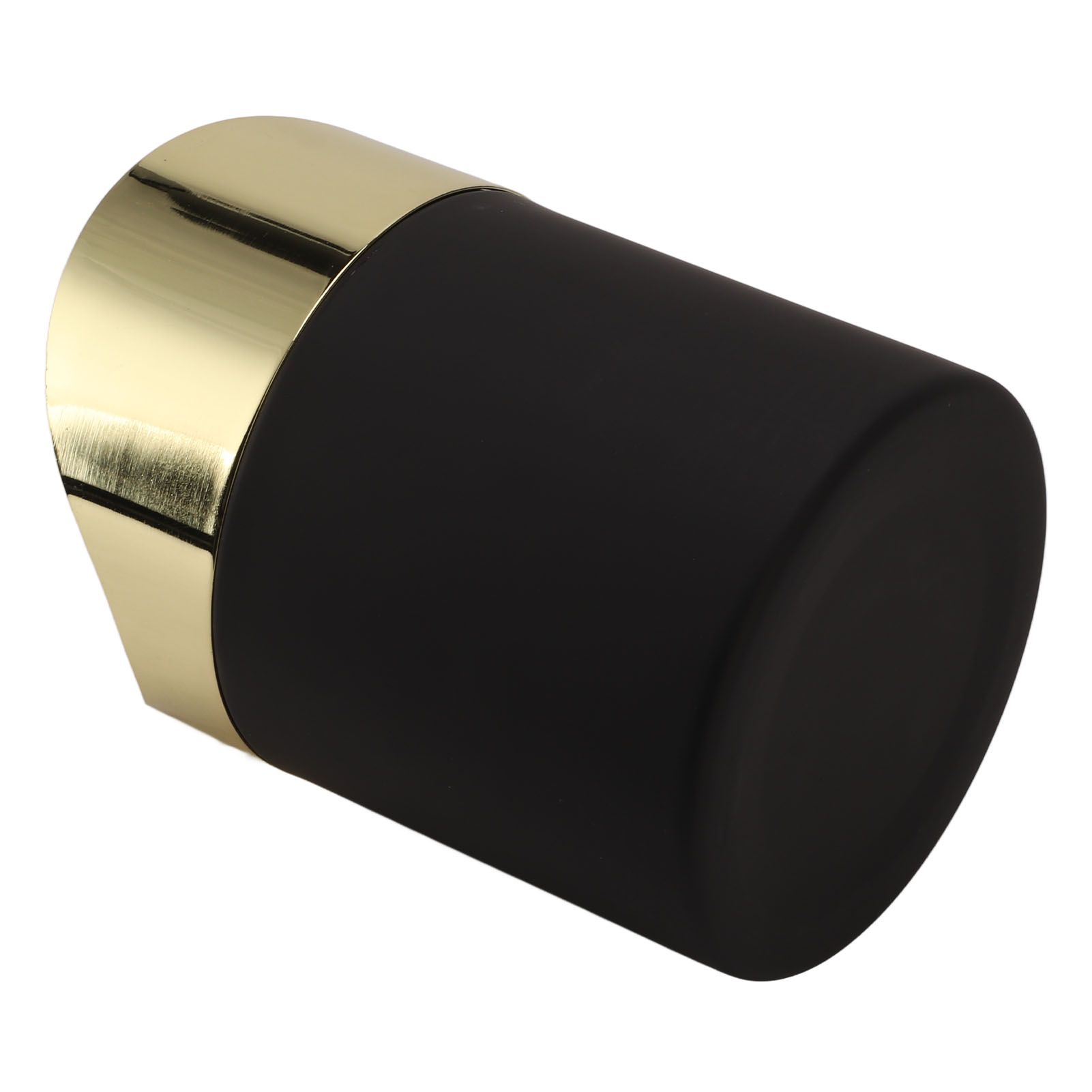 Desktop Trash Can Stainless Steel Household Mini Trash Basket Clamshell Paper Basket with Gold Lid - Image 5