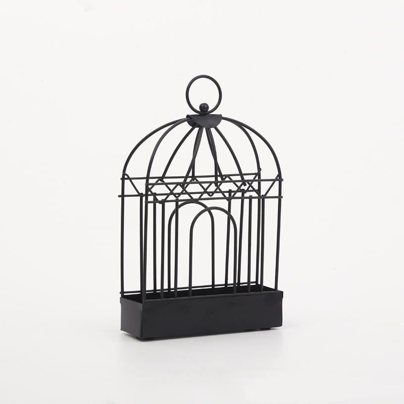 Metal Incense Repellent Holder Suspendable Modern Iron Safe Sandalwood Holder Rack for Home Bedroom Living Room Black - Image 5