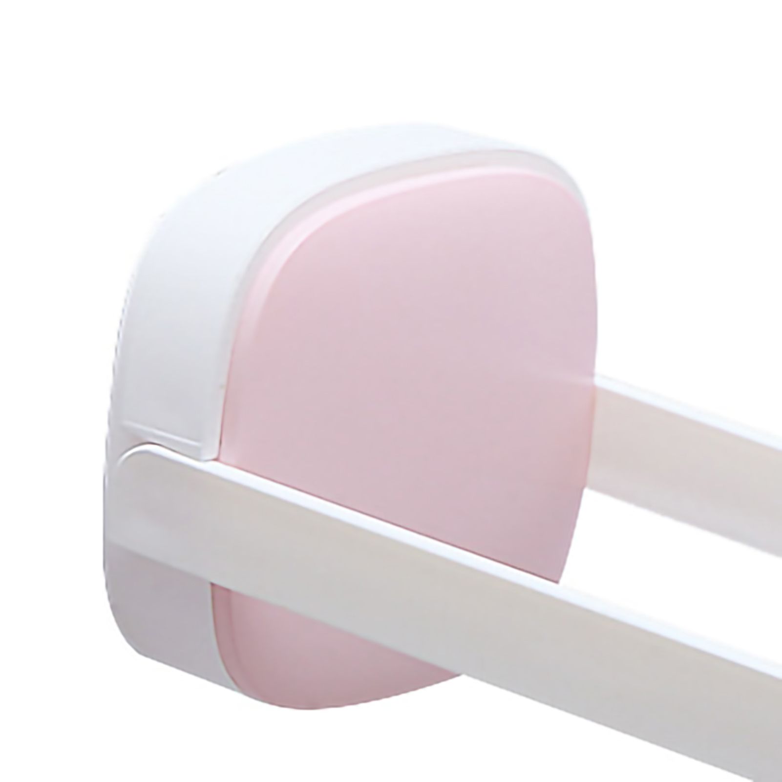 U Shape Hanger Holder Rack Rounded Corner Foldable Wall Mounted Hanger Rack For Bathroom Balcony Pink White - Image 5