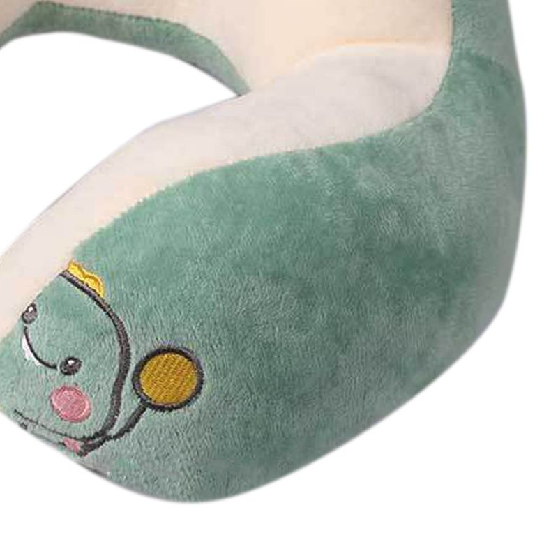 U Shaped Neck Pillow Portable Cute Head Pillow for Office Nap Travel Car Sleeping Double Embroidery Dinosaur - Image 4