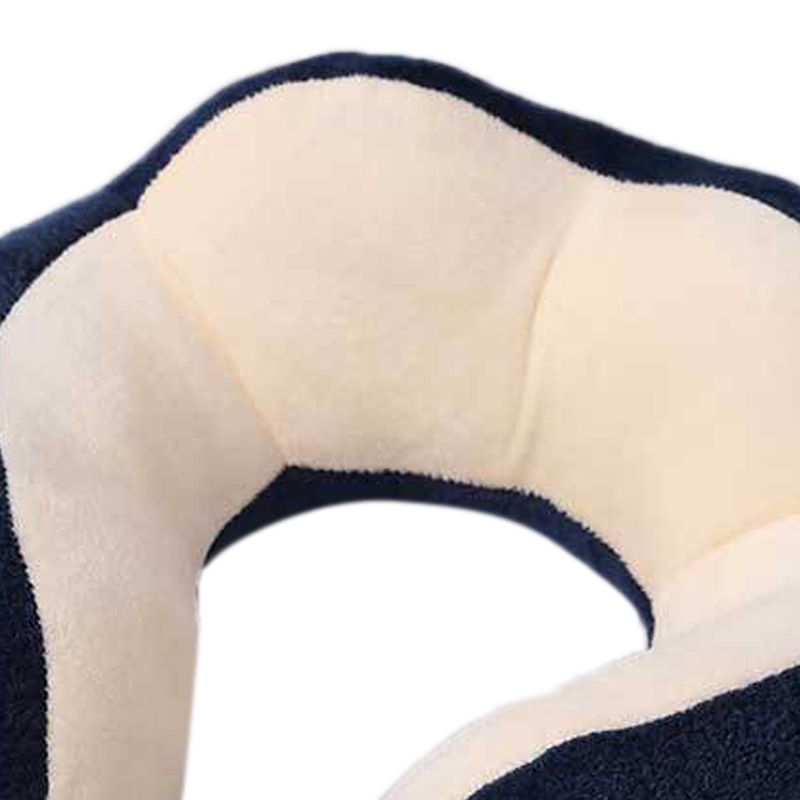 U Shaped Neck Pillow Portable Cute Head Pillow for Office Nap Travel Car Sleeping Double Embroidery Rabbit - Image 2