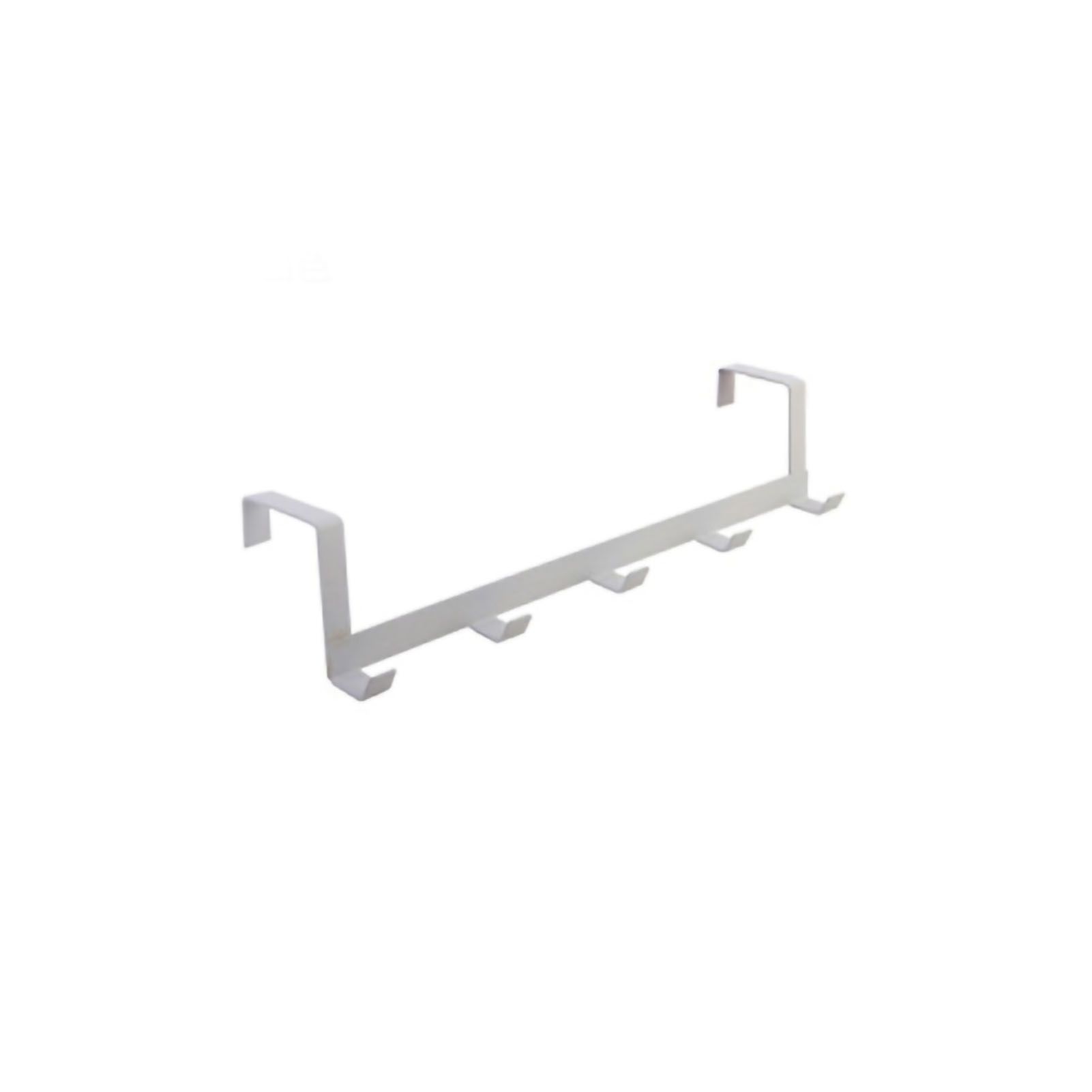 Door Hook Hanger Coat Rack Drill Free for Hanging Clothes Hat Bag Towel Bathroom Entryway White - Image 1