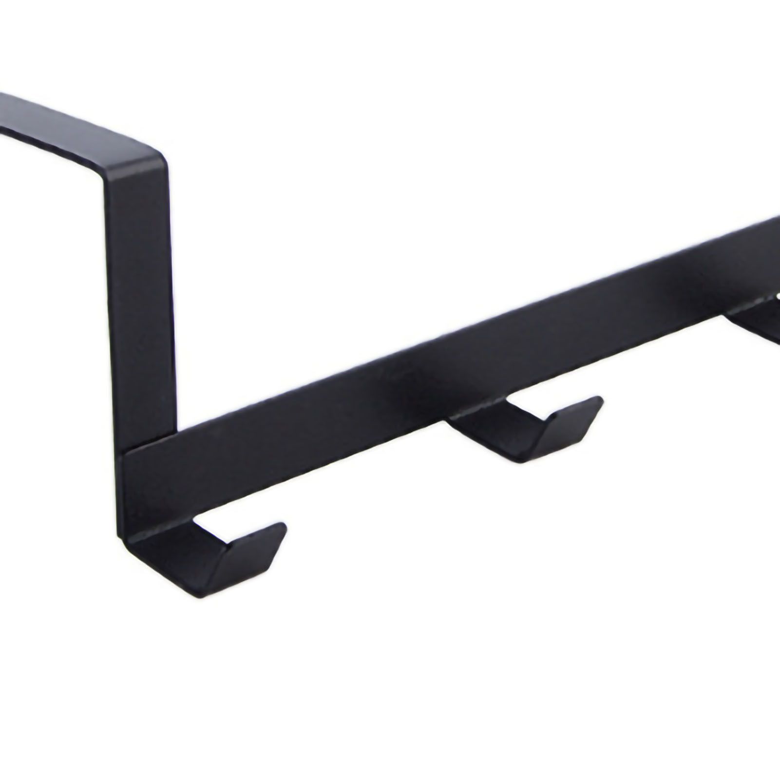 Door Hook Hanger Coat Rack Drill Free for Hanging Clothes Hat Bag Towel Bathroom Entryway Black - Image 3