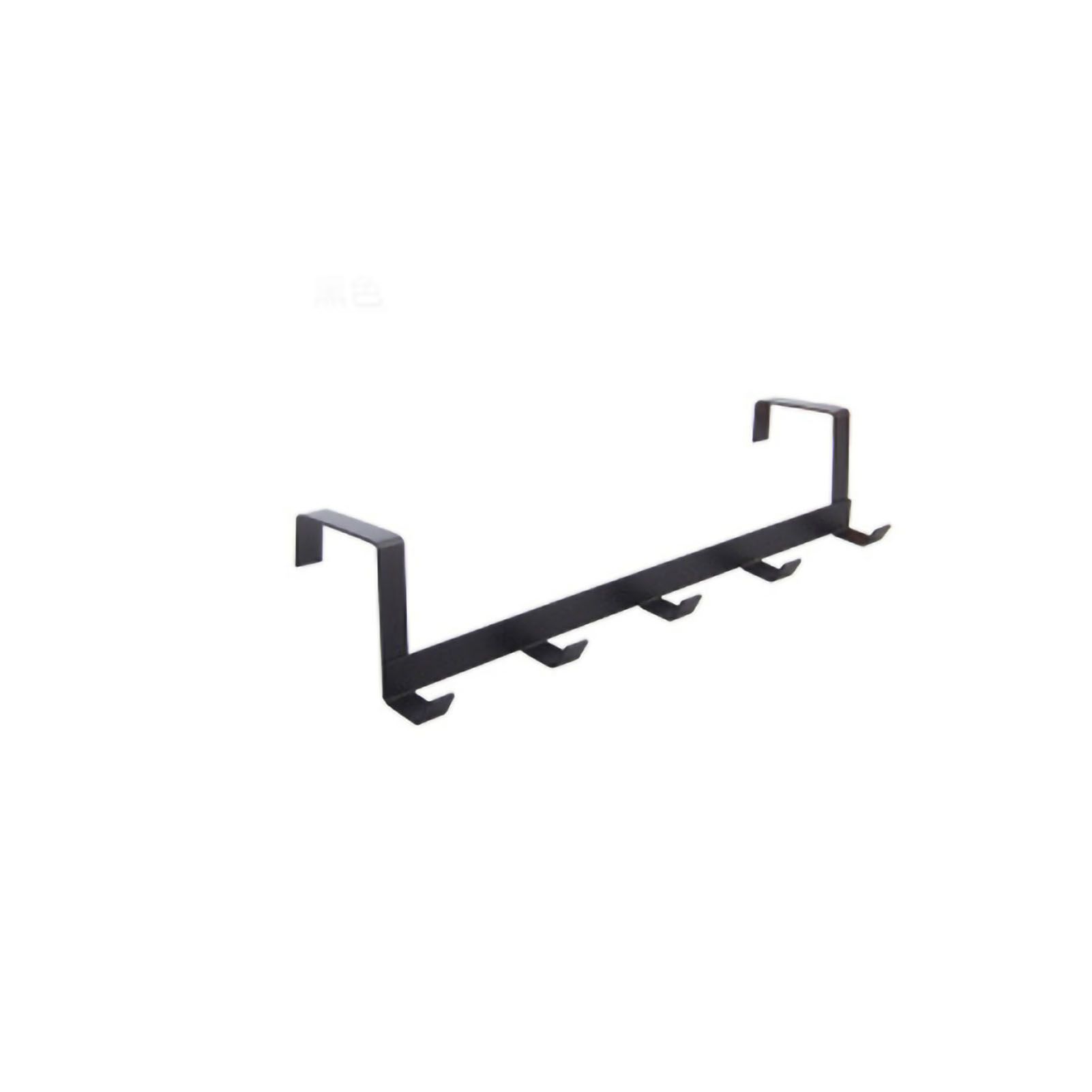 Door Hook Hanger Coat Rack Drill Free for Hanging Clothes Hat Bag Towel Bathroom Entryway Black - Image 4