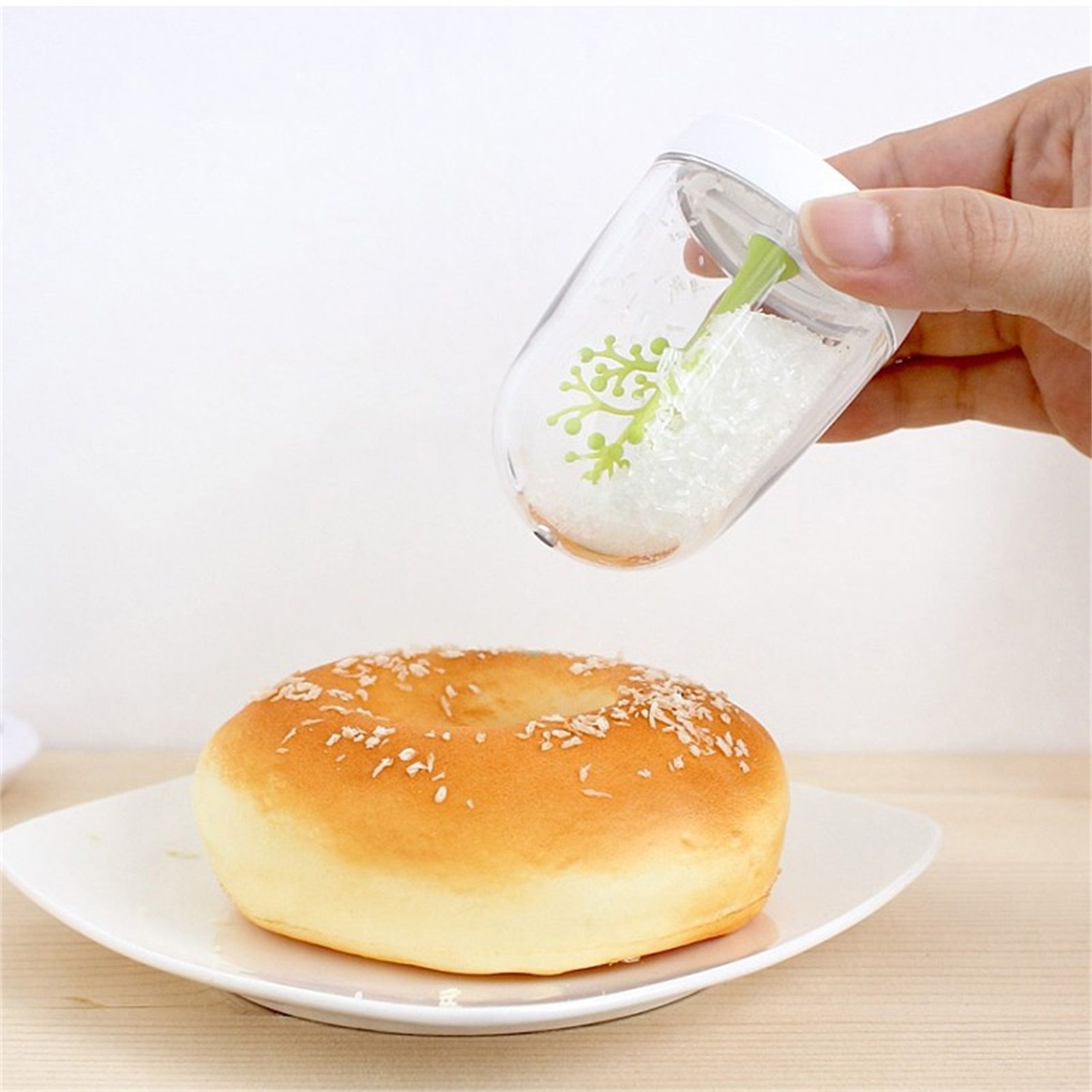 4pcs Seasoning Storage Container Innovative Cute Design Seasoning Shaker Kitchen Spice Jar Set for Home Plant - Image 2