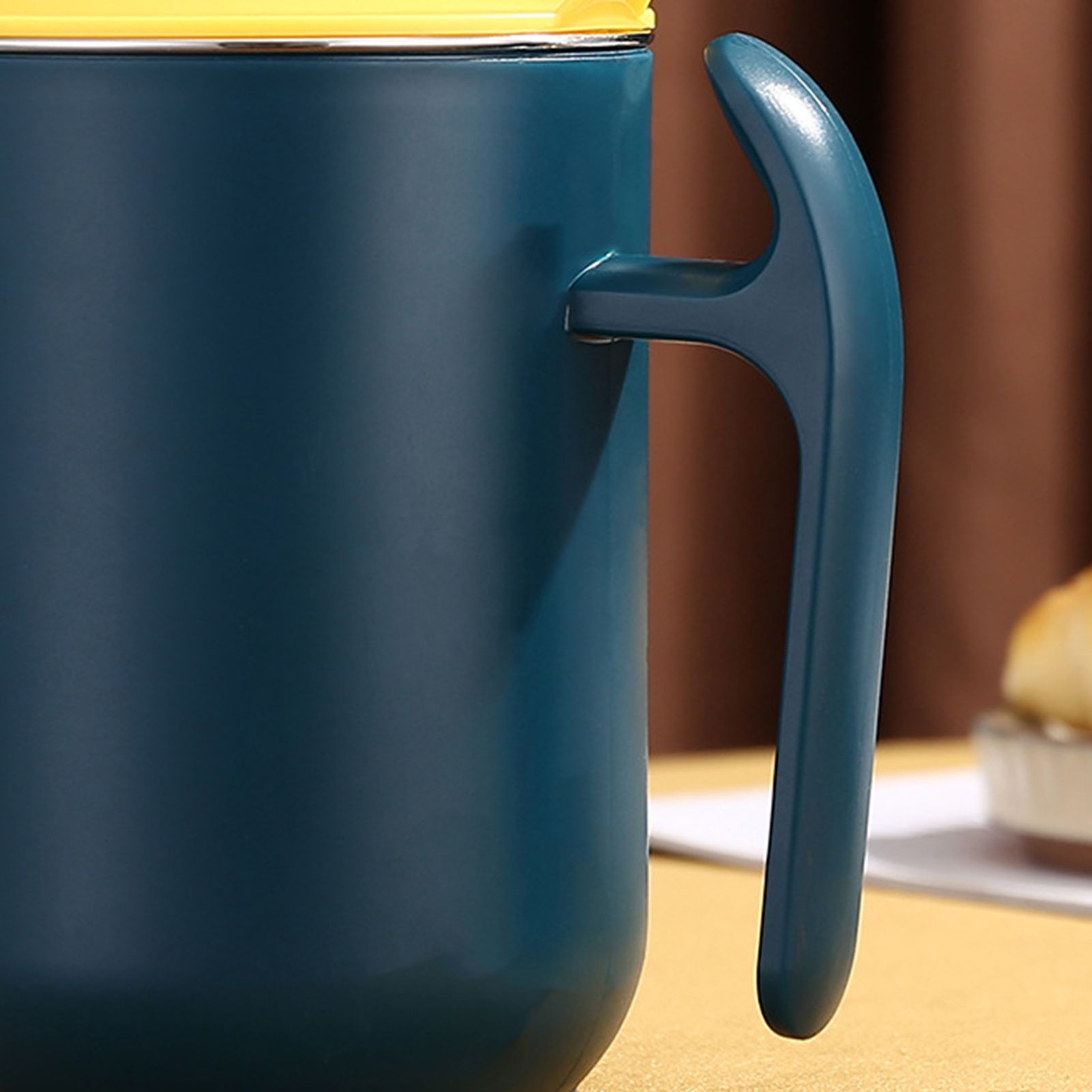 550ml Stainless Steel Double Walled Mugs Leakproof Prevent Scalding Frosted Insulated Coffee Mugs for Home Cafe Office Dark Green 550ml - Image 7