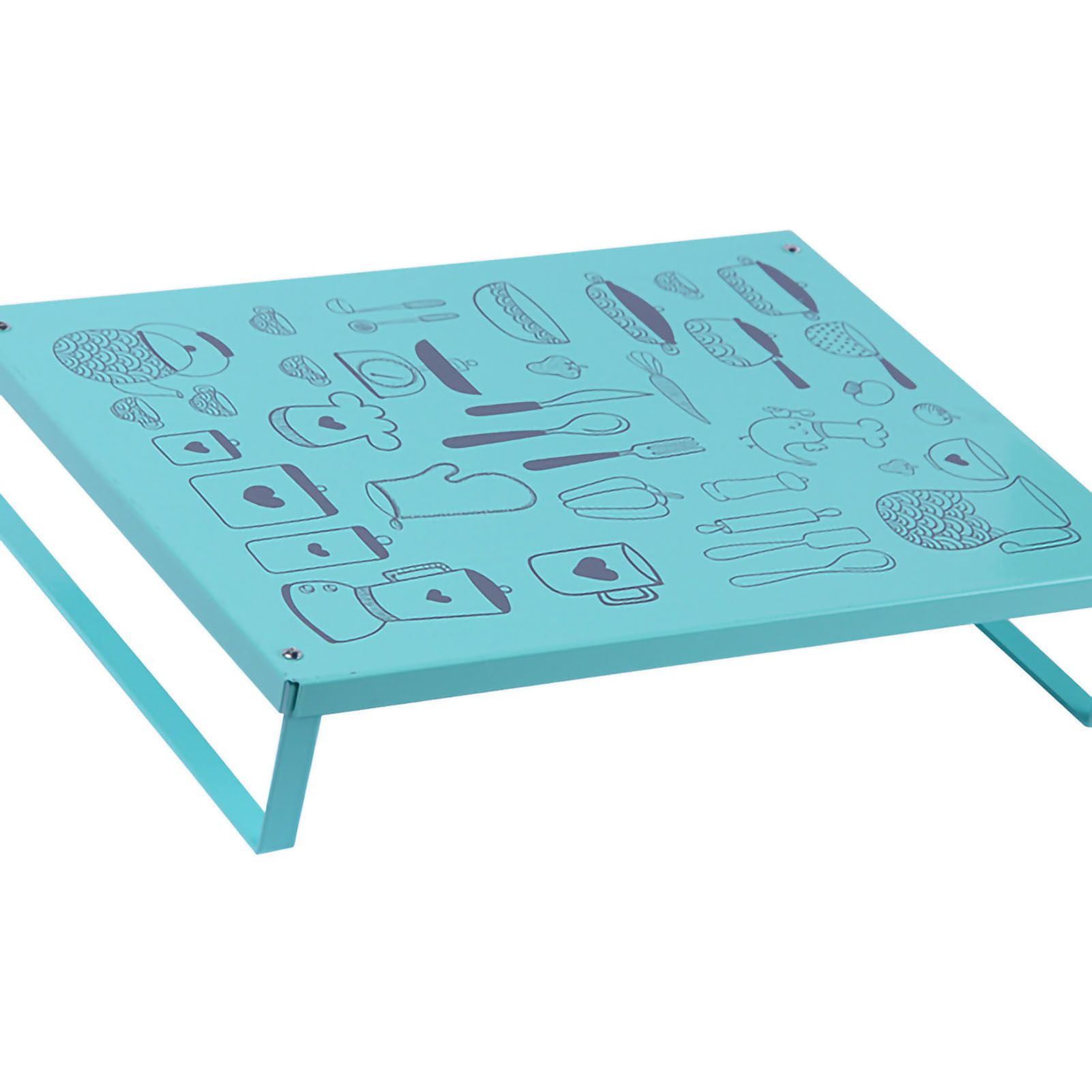 Induction Cooker Shelf Bracket Stylish Simple Gas Stove Cover Base Shelf for Kitchen Green - Image 5