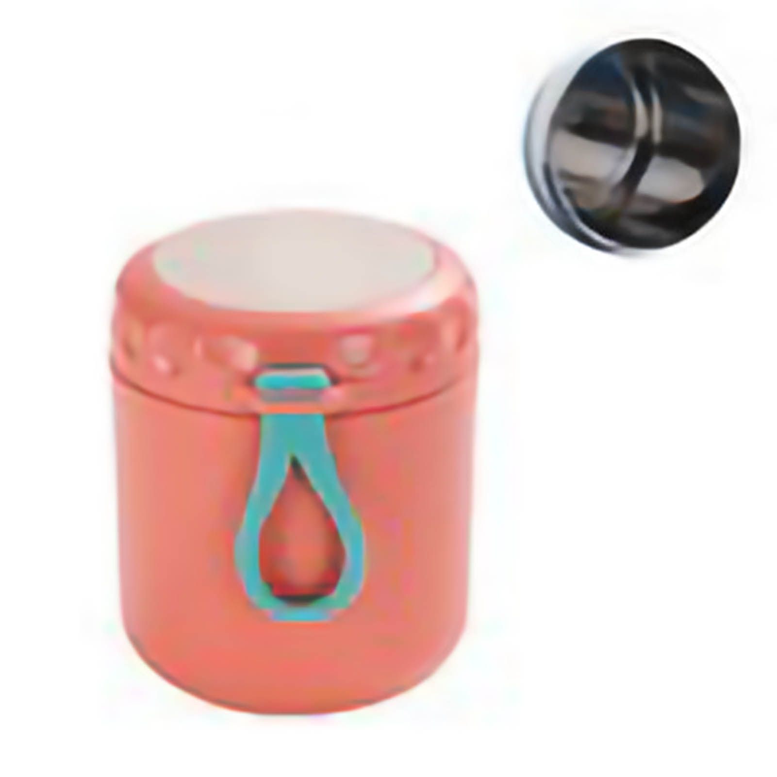 Thermal Soup Cup Stainless Steel Microwave Heating with Sealing Cap Breakfast Hot Food Container for Office Worker Orange - Image 5