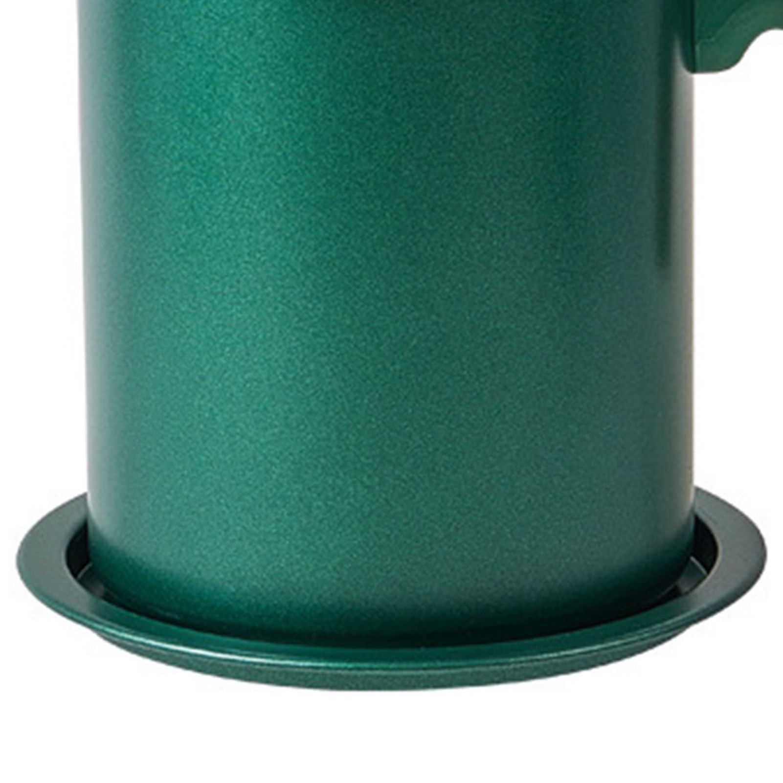 Oil Strainer Pot 1.4L Wood Grain Easy Operation No Rust Oil Storage Supplies Filter for Home Canteen Dark Green - Image 4