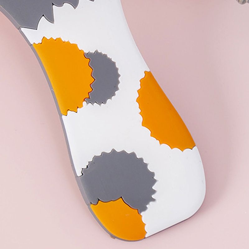 Cat Paw Bottle Opener Multifunctional Cute Cartoon Vibrant Colors Magnet Silicone Bottle Opener with Fridge Magnet for Home Gray Dot - Image 3