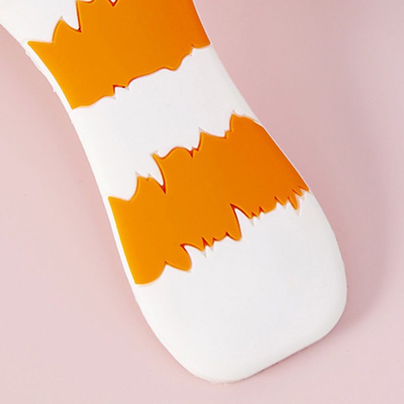 Cat Paw Bottle Opener Multifunctional Cute Cartoon Vibrant Colors Magnet Silicone Bottle Opener with Fridge Magnet for Home Horizontal Stripes White - Image 3