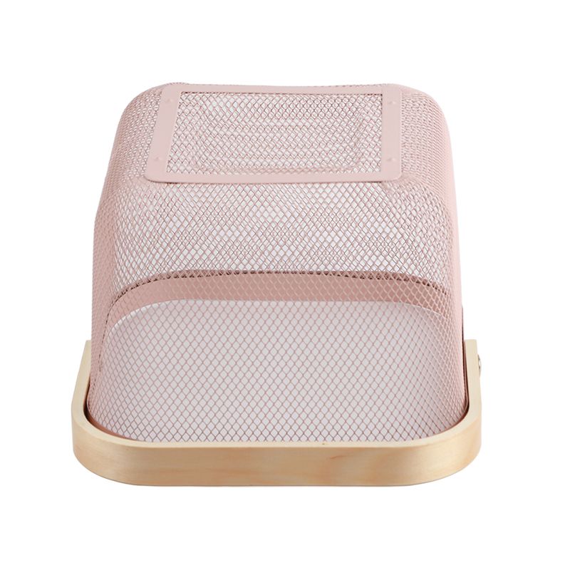 Fruit Colander Metal Material Comfortable Portable Handle Wear Resistant Practical Vegetable Drain Basket for Kitchen Pink - Image 5