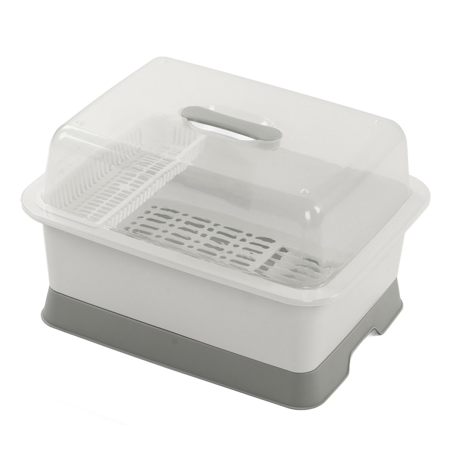 Dish Drainer Minimalist Dustproof Space Saving Dish Drying Bowl with Lid for Home Kitchen L - Image 8