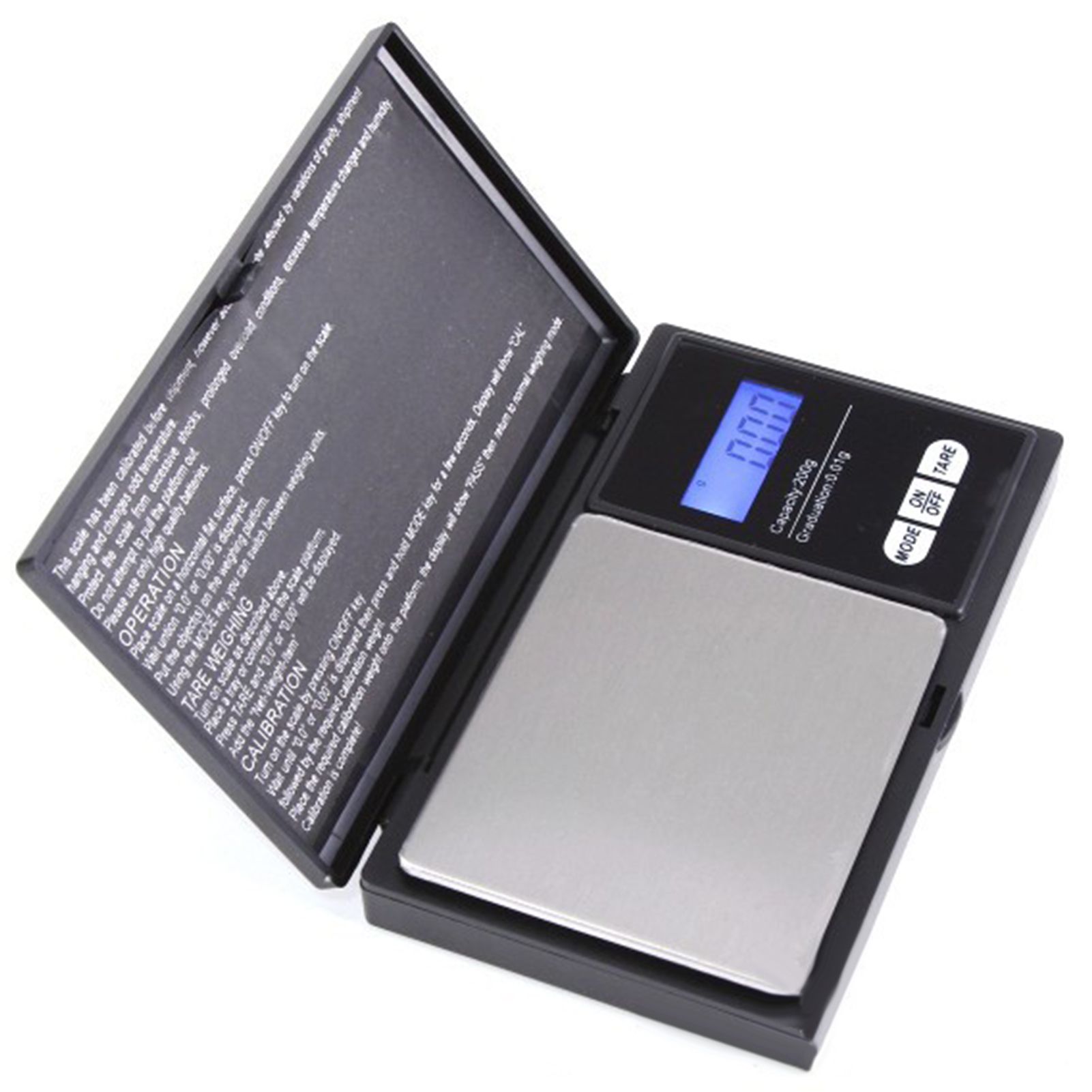 High Accuracy Balance Jewelry Weight Electronic Scales Food Steelyard with LCD Screen Display 200g/0.01g - Image 1