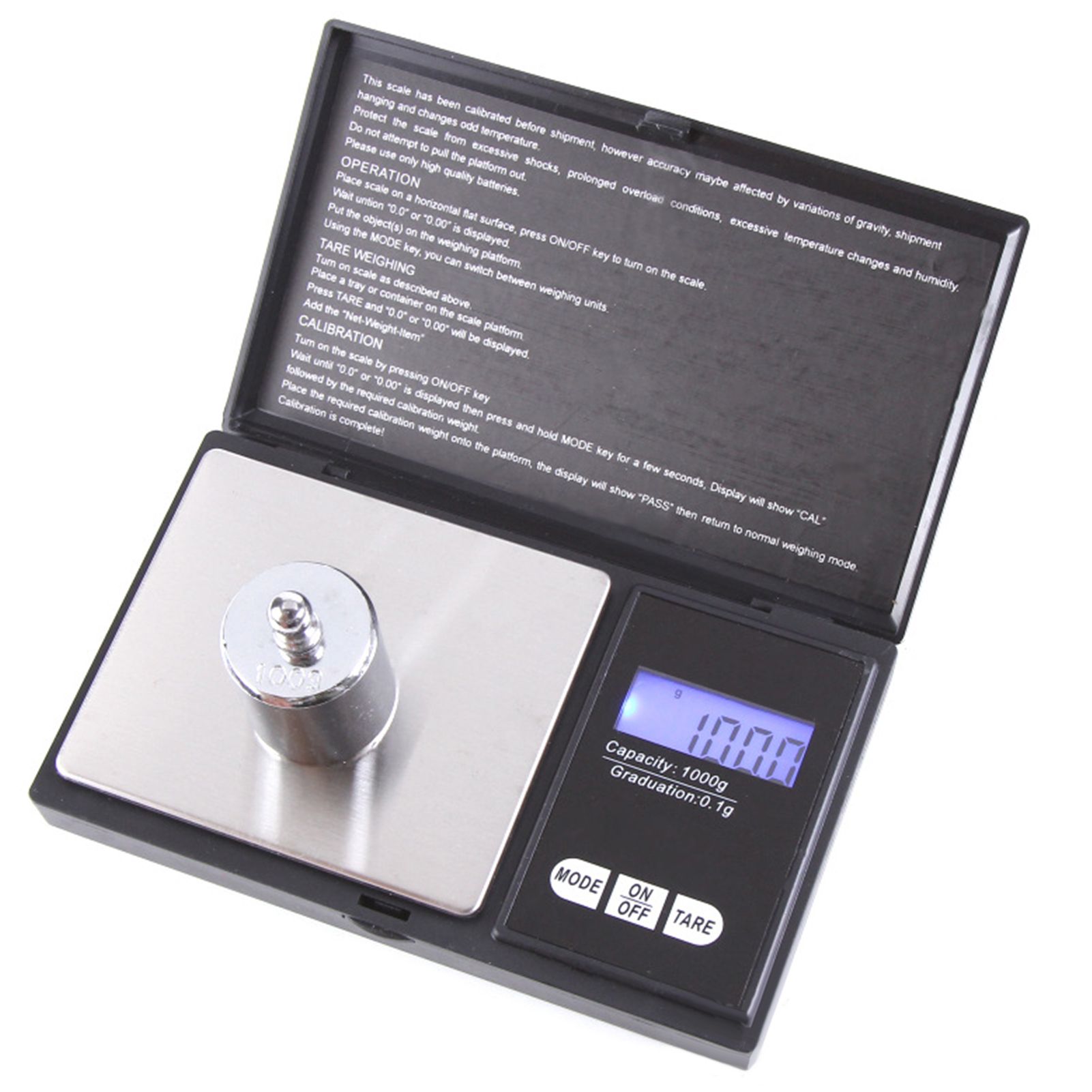 High Accuracy Balance Jewelry Weight Electronic Scales Food Steelyard with LCD Screen Display 200g/0.01g - Image 5