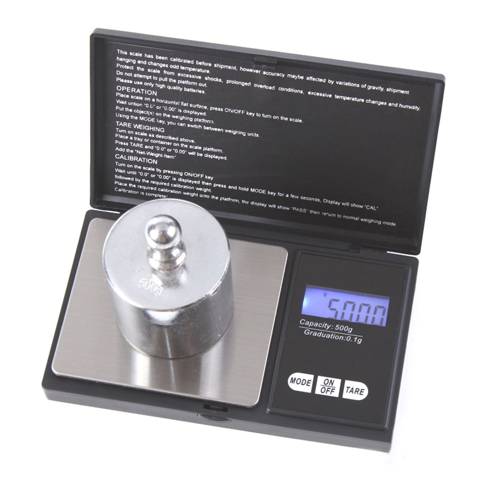 High Accuracy Balance Jewelry Weight Electronic Scales Food Steelyard with LCD Screen Display 200g/0.01g - Image 6