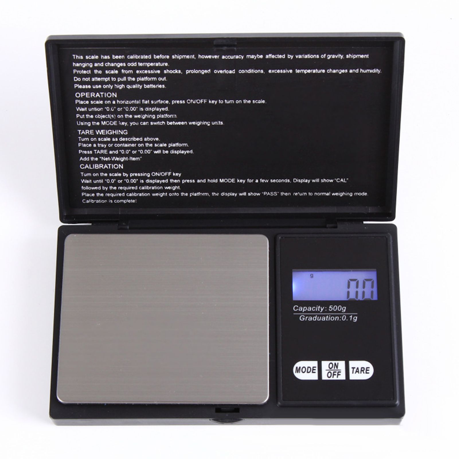 High Accuracy Balance Jewelry Weight Electronic Scales Food Steelyard with LCD Screen Display 200g/0.01g - Image 7