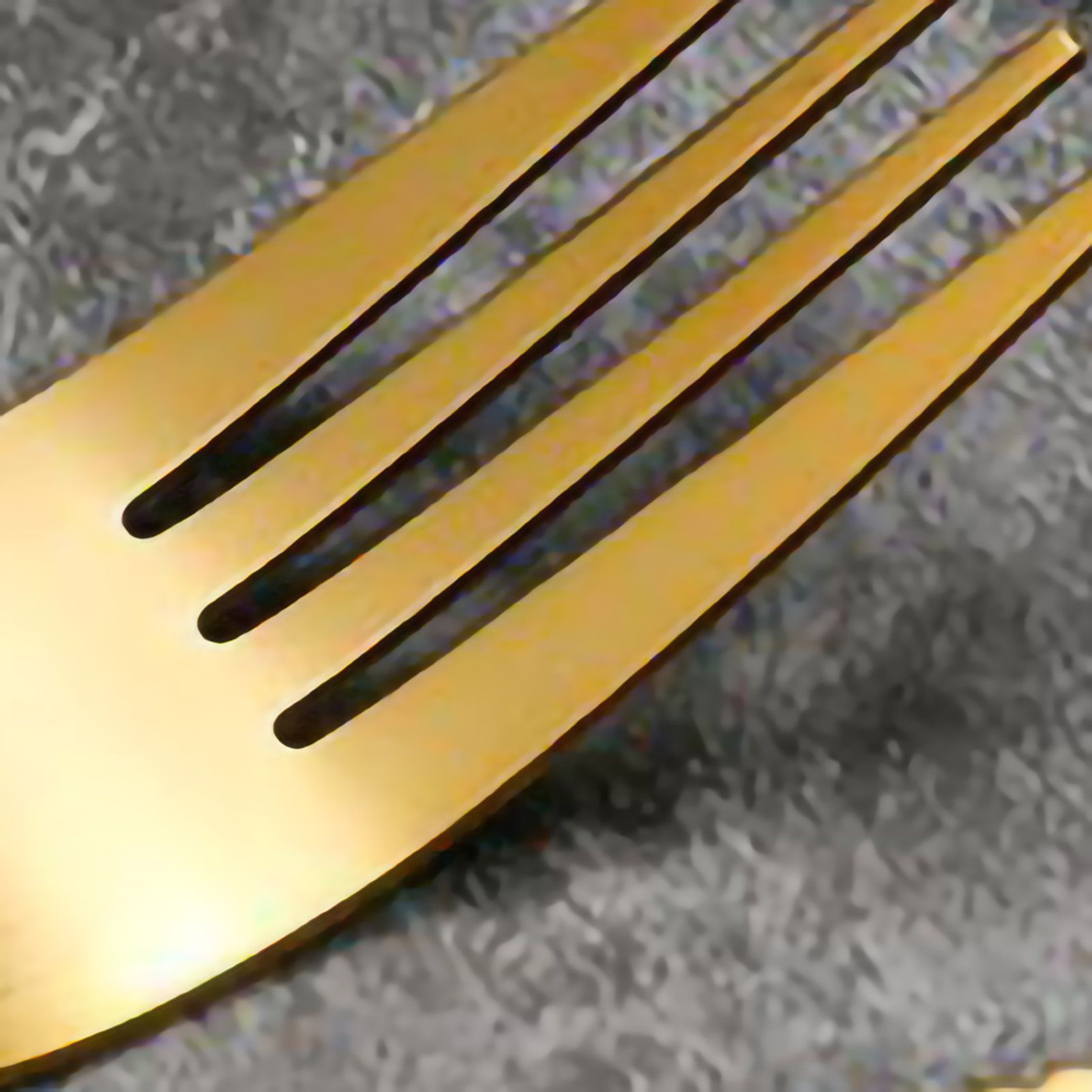 Flatware Set Portable Stainless Steel Steak Knife Fork Spoon Tableware Thickened Tableware Set Golden Fork - Image 5