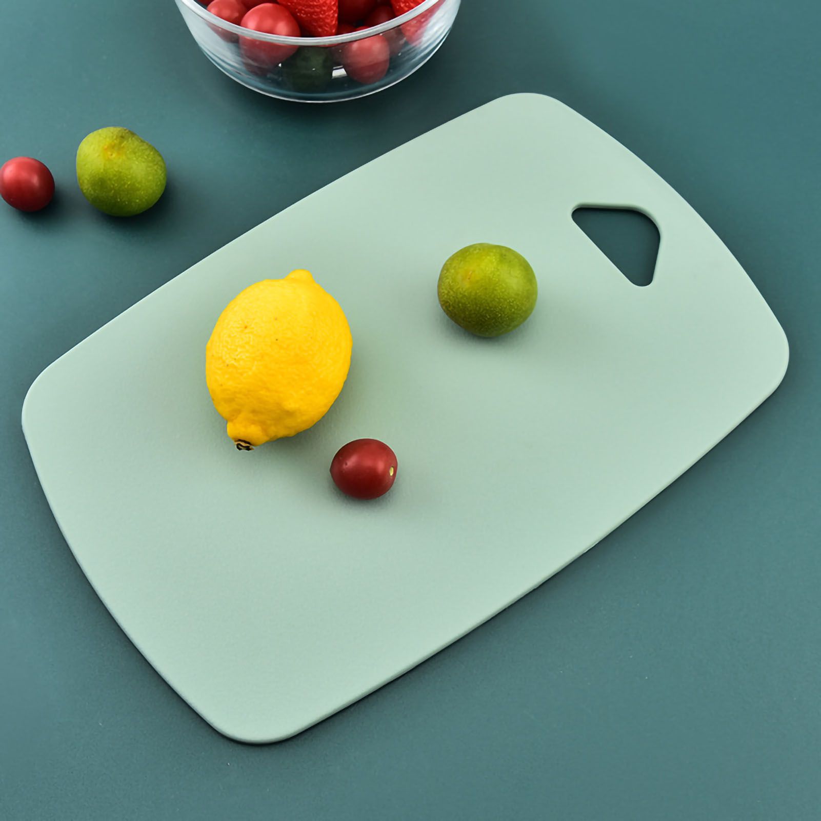 3pcs Cutting Board Set Safe PP Easy Grip Handles Multifunction Kitchen Chopping Board for Home Type 2 Square - Image 3