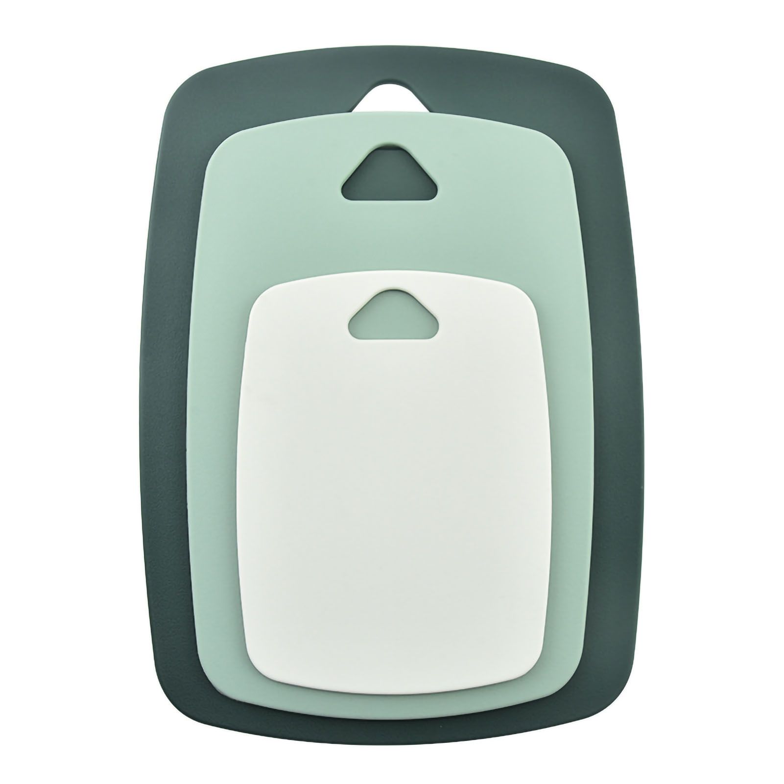 3pcs Cutting Board Set Safe PP Easy Grip Handles Multifunction Kitchen Chopping Board for Home Type 2 Square - Image 4
