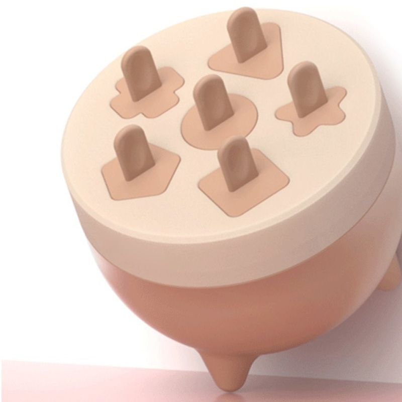 Popsicles Mold 6 Cavities Detachable Design Safe Healthy Material Durable PP Mini Popsicle Mold Pink - Image 4