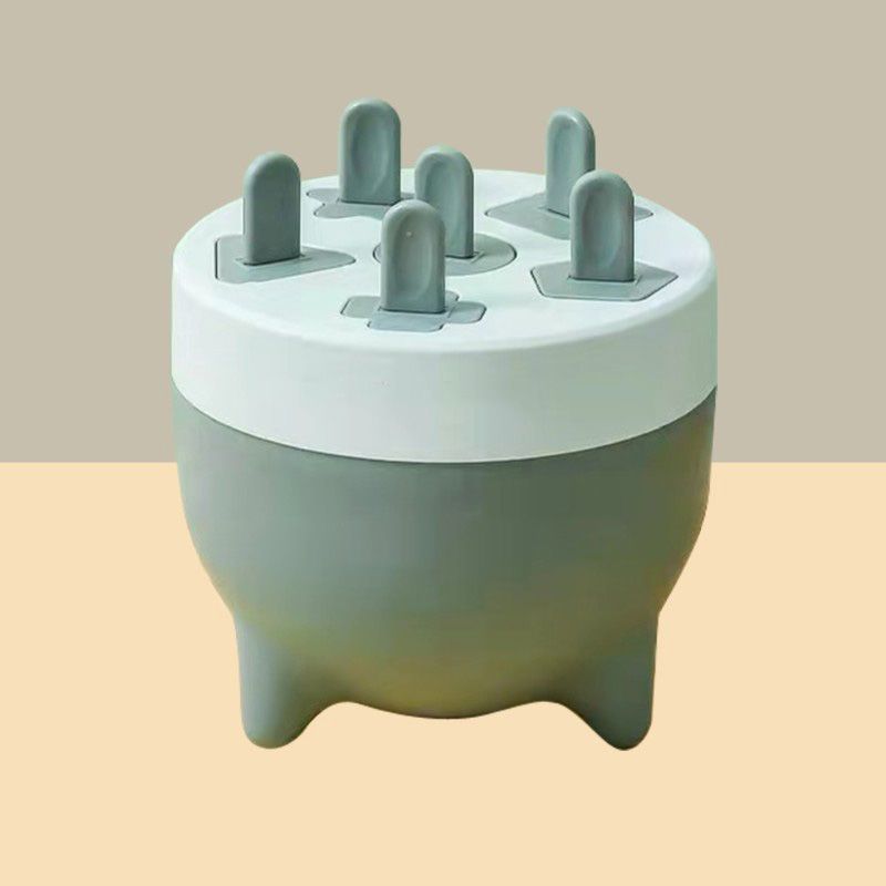 Popsicles Mold 6 Cavities Detachable Design Safe Healthy Material Durable PP Mini Popsicle Mold Green - Image 5