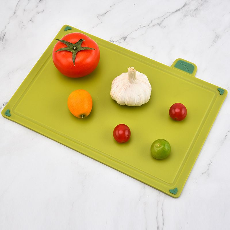 4pcs Food Classification Chopping Boards PP TPR Portable Non Slip Cutting Boards Kitchen Tools With Non Slip Pad Irregular Form - Image 4