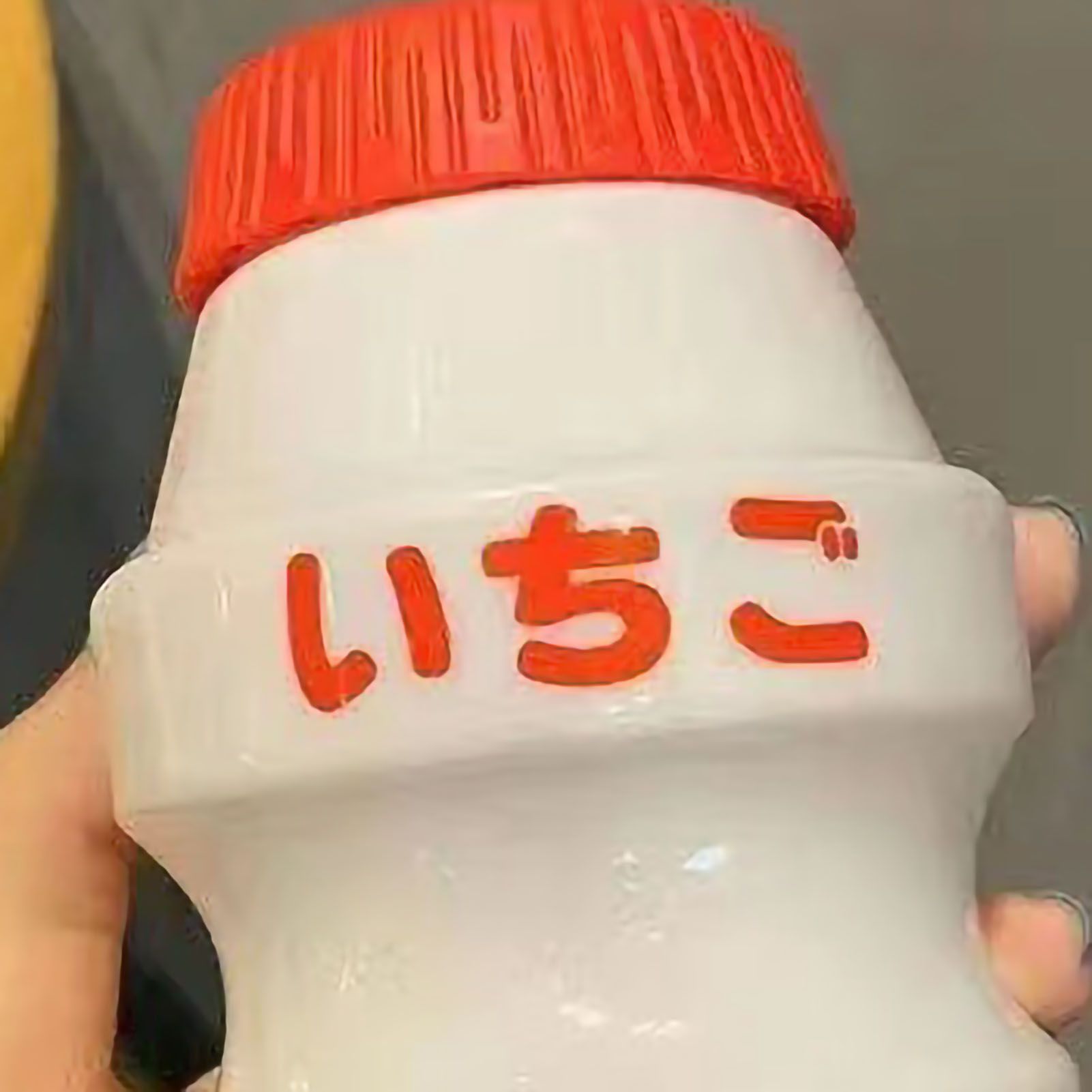 Portable Children Drinking Bottle with Strap PC Plastic Outdoor Water Cup Cute Fruit Pattern Red 480ML - Image 5