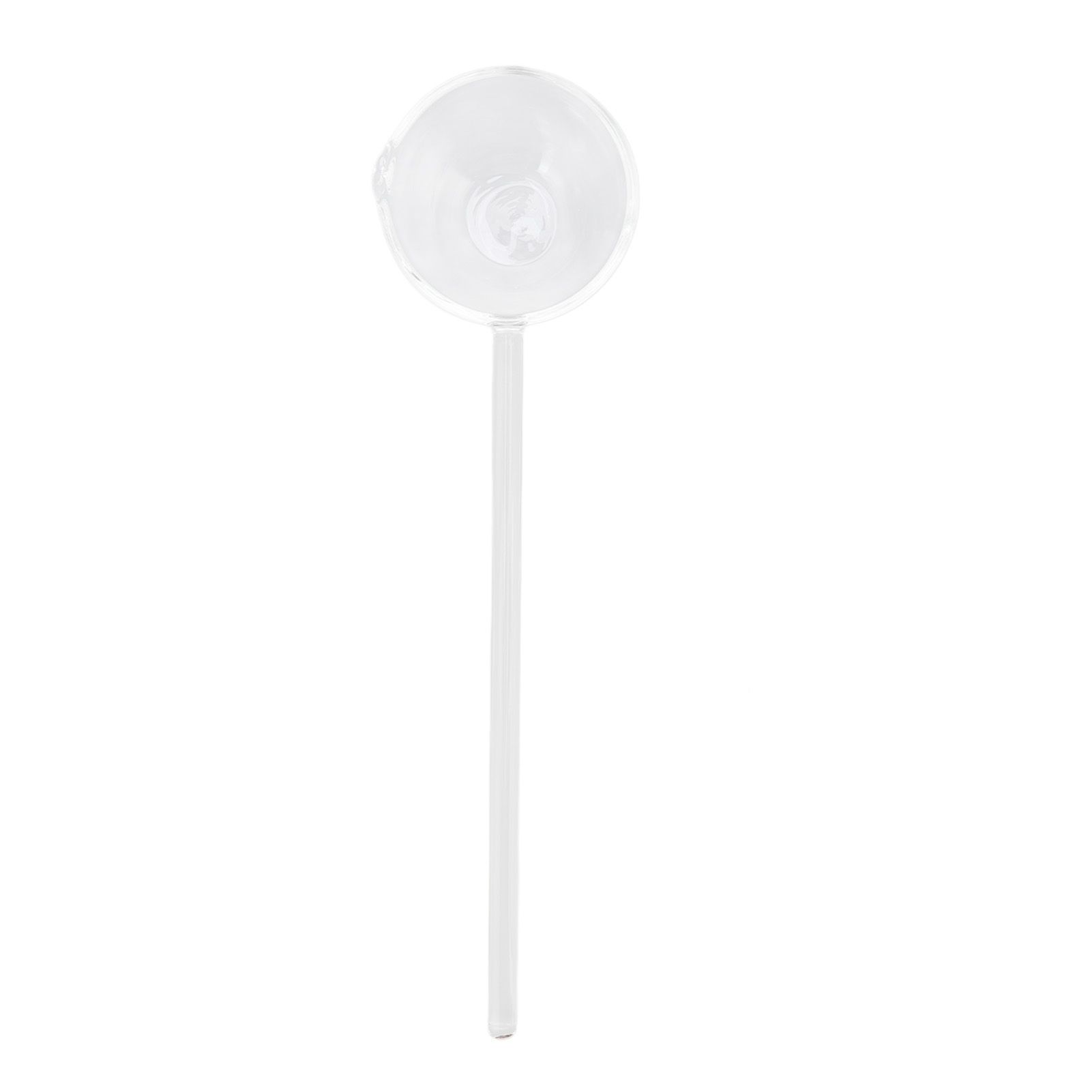 Glass Stirring Spoon High Temperature Resistance Simple 100ML Mixing Spoon Coffee Tea Spoon for Restaurants Home Transparent - Image 2