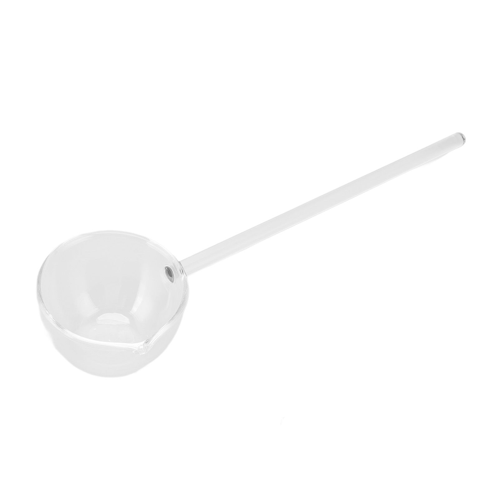 Glass Stirring Spoon High Temperature Resistance Simple 100ML Mixing Spoon Coffee Tea Spoon for Restaurants Home Transparent - Image 3